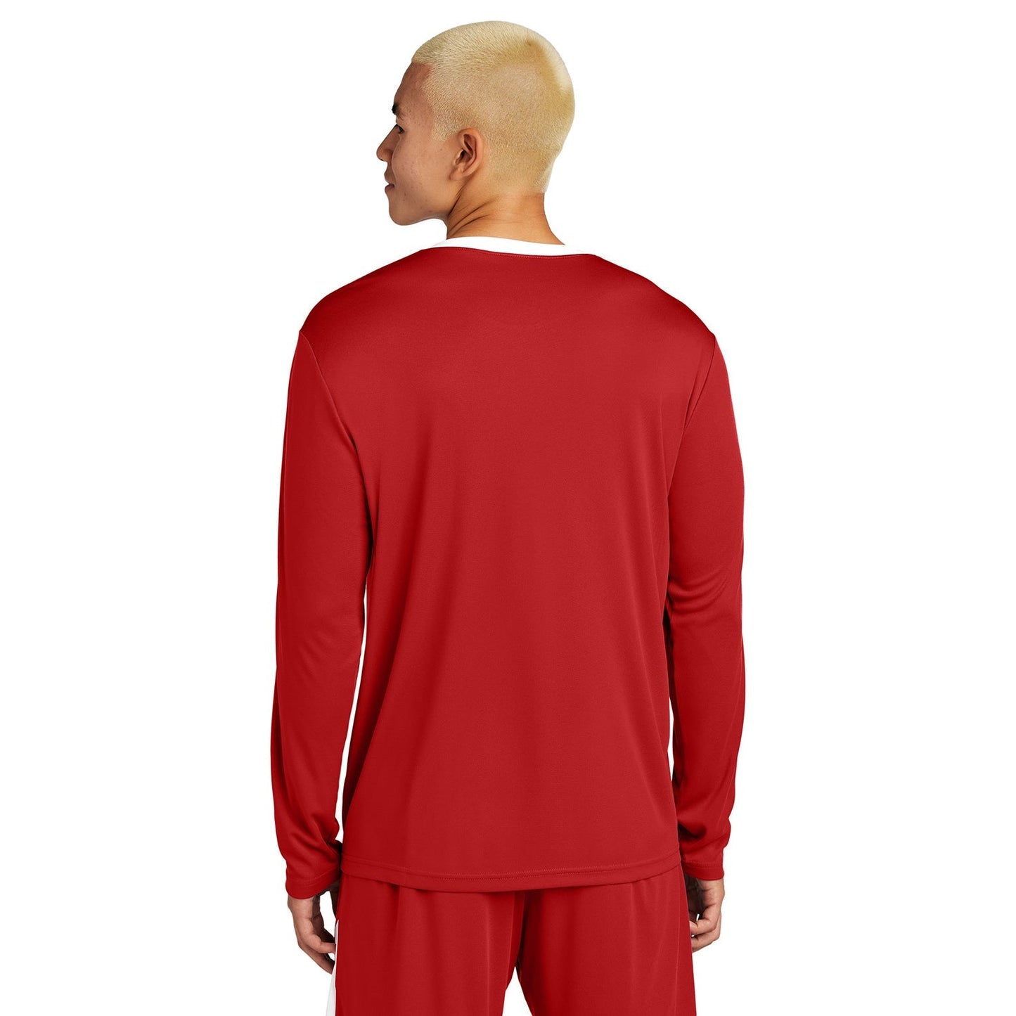 Black/White T-Shirt - Sport-Tek - Moisture-Wicking Crew