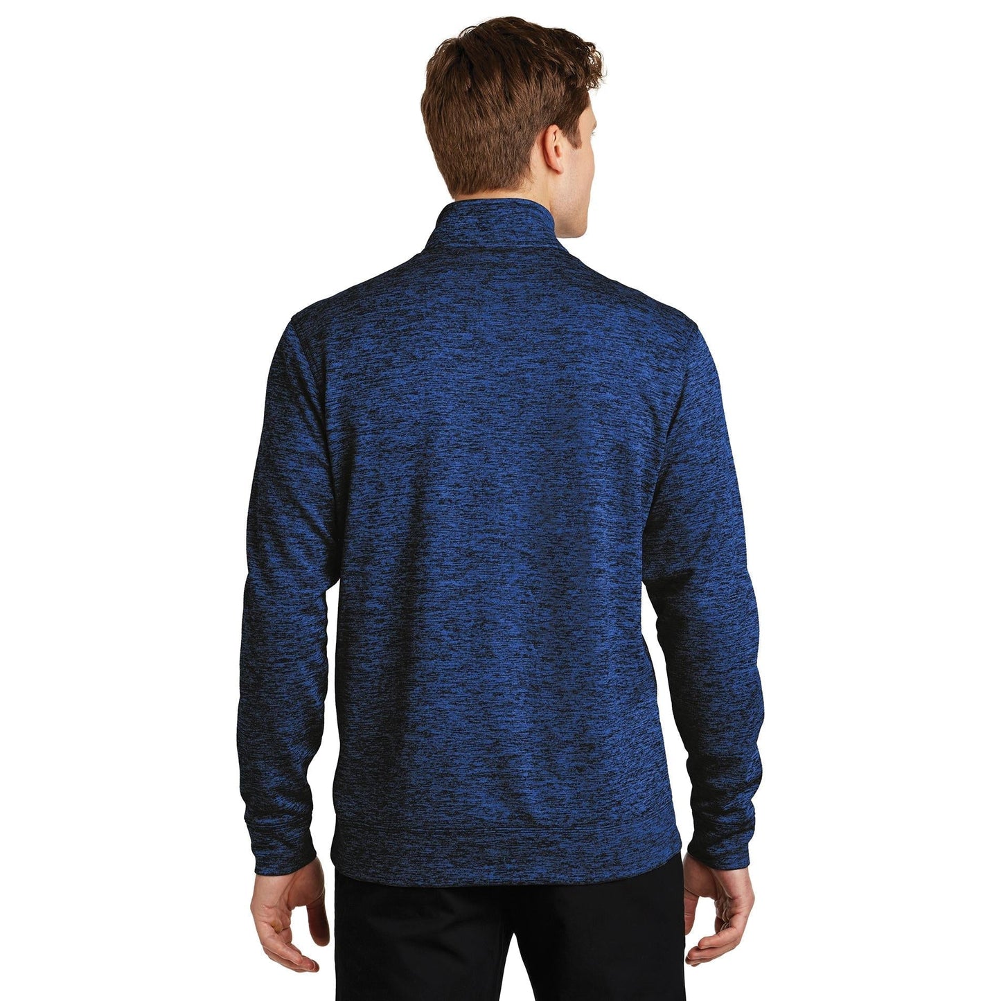 Black Electric Sweatshirts - Sport-Tek - Heather Fleece