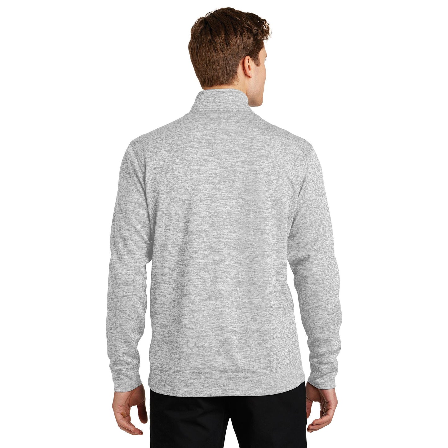 Black Electric Sweatshirts - Sport-Tek - Heather Fleece