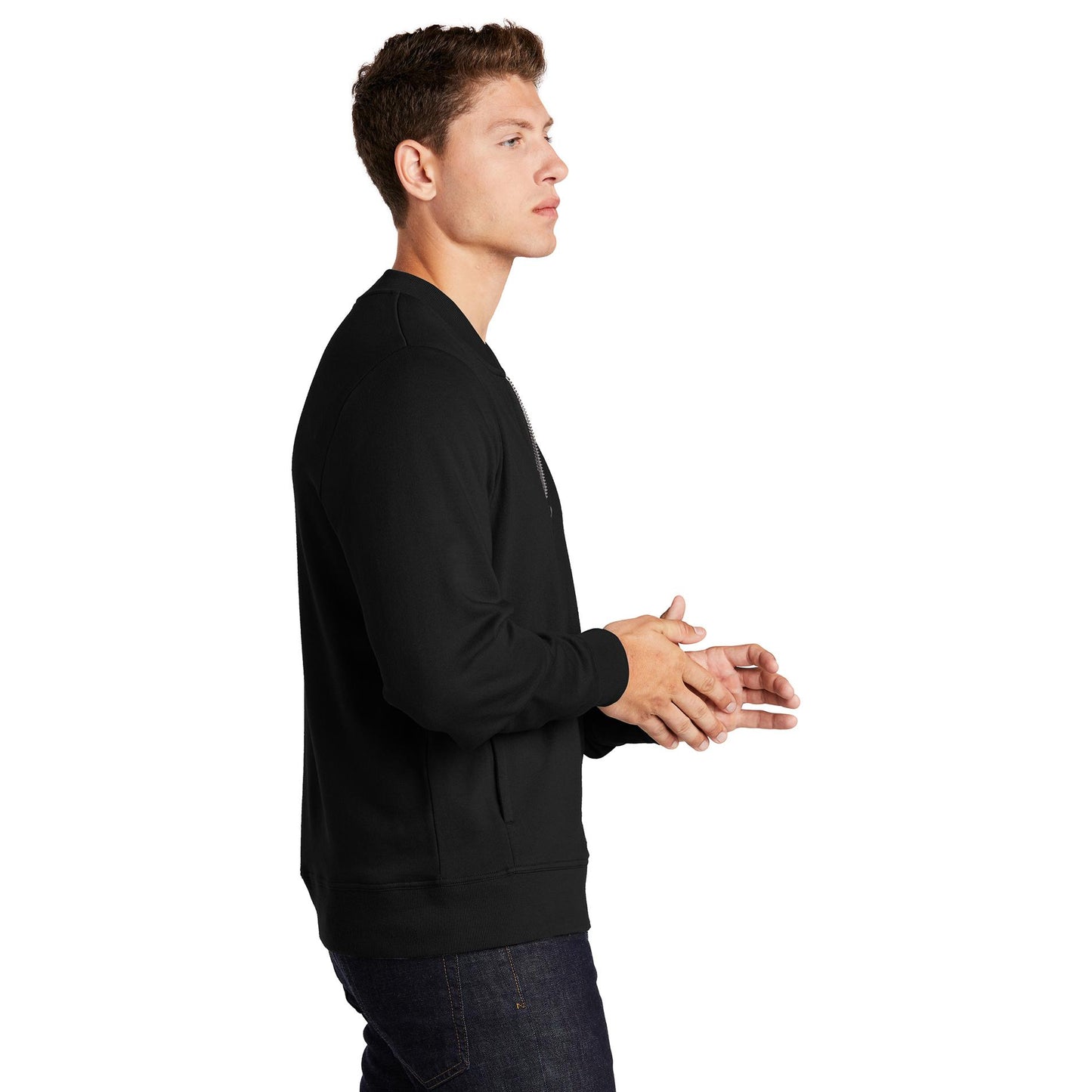 Black Sweatshirts - Sport-Tek - Soft French Terry - Comfort Fit