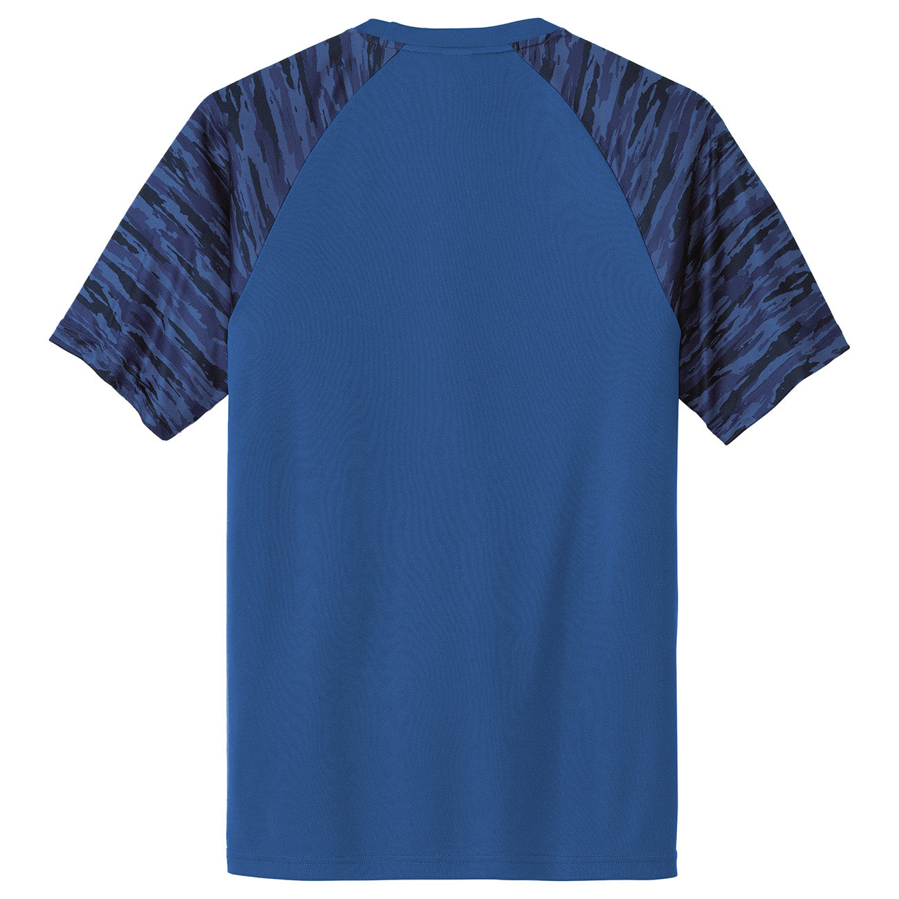 Black T-Shirts - Sport-Tek - Colorblock Design, Camo Pattern