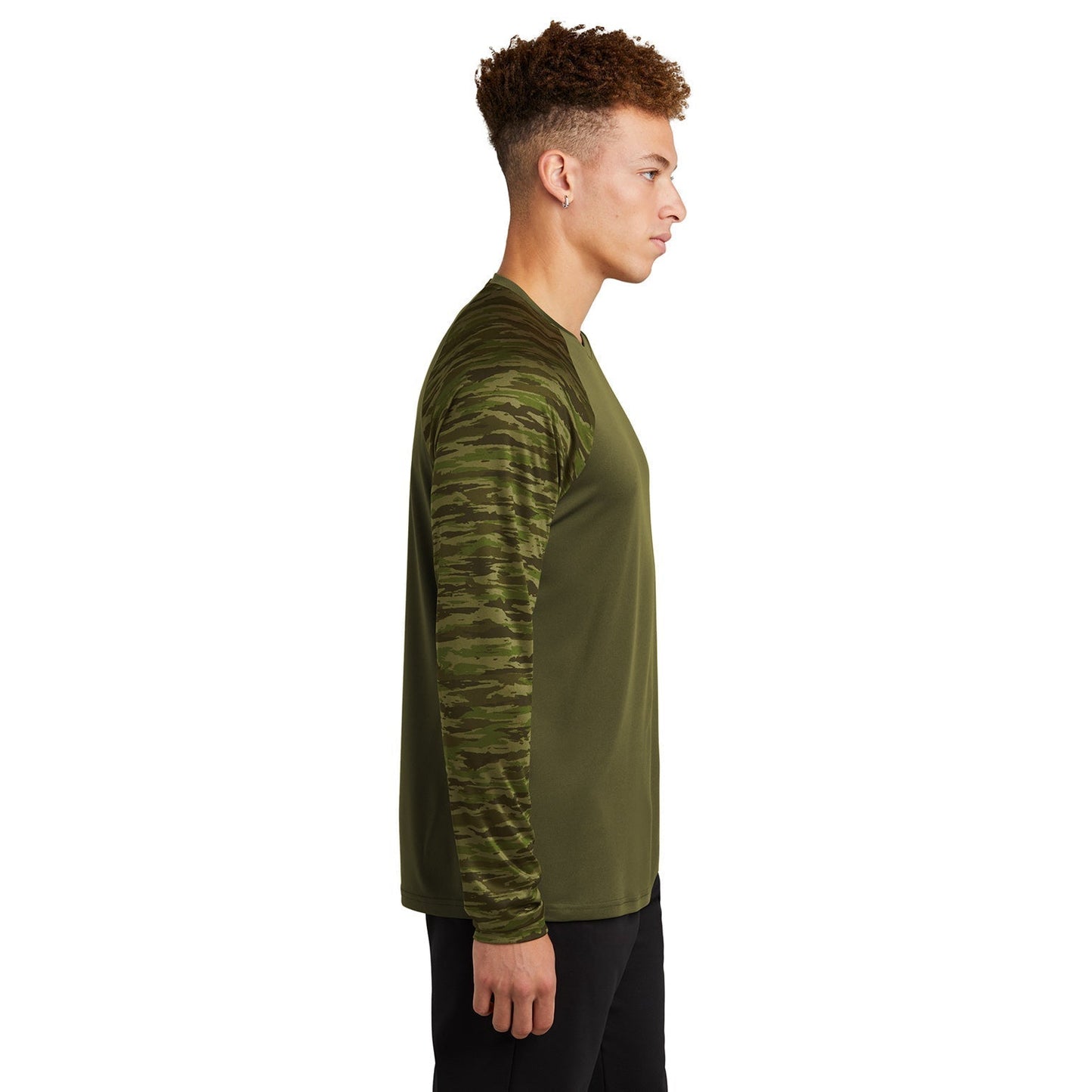 Black Camo T-Shirt - Sport-Tek - Moisture-Wicking