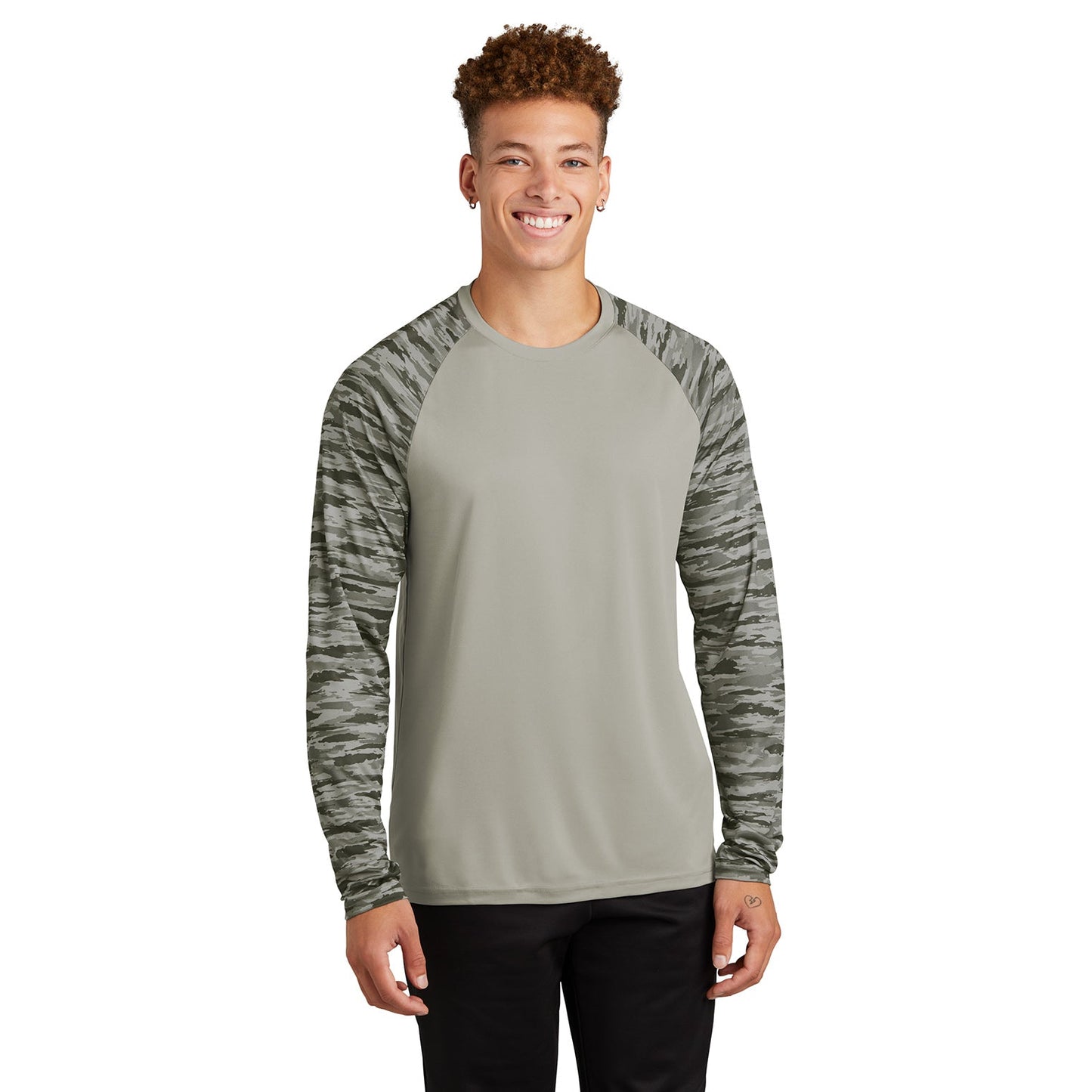 Black Camo T-Shirt - Sport-Tek - Moisture-Wicking