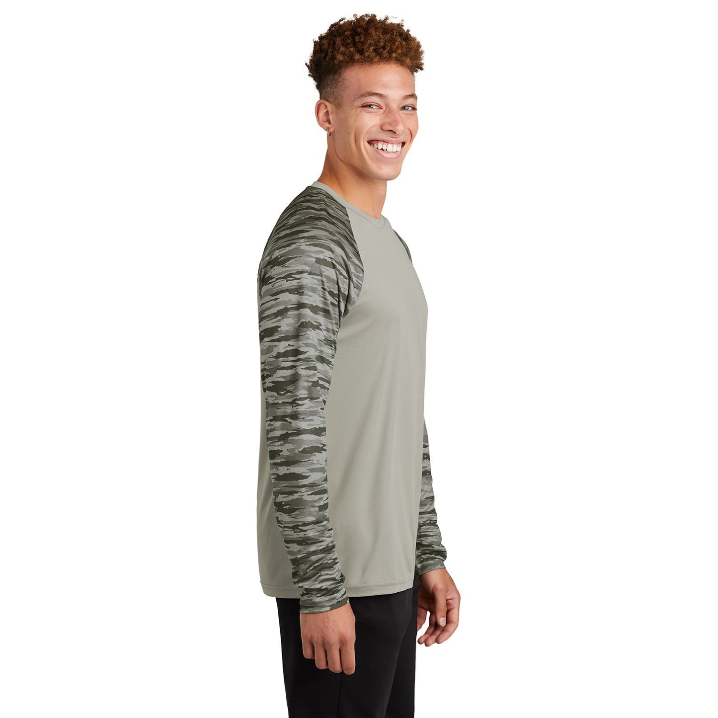 Black Camo T-Shirt - Sport-Tek - Moisture-Wicking