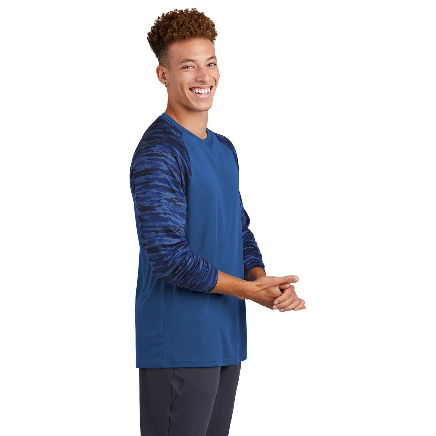 Black Camo T-Shirt - Sport-Tek - Moisture-Wicking