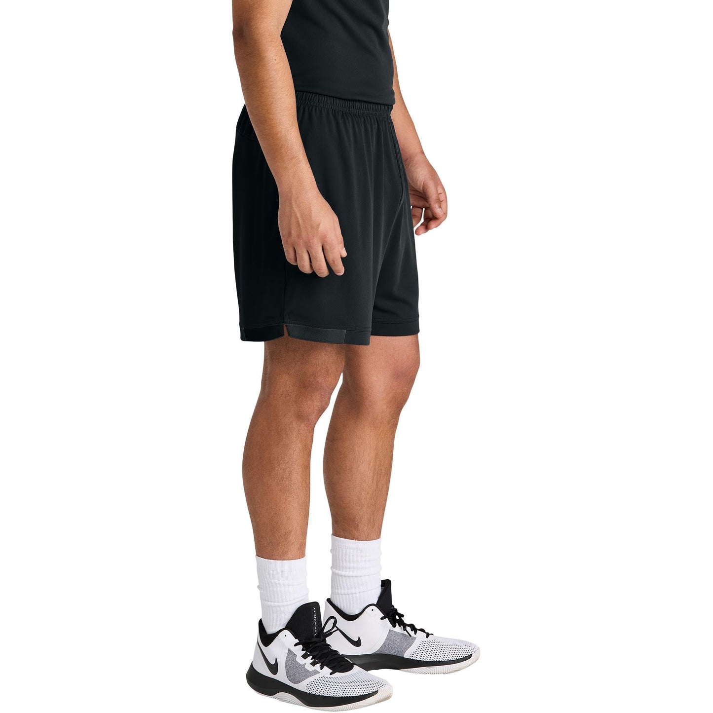 Black/Black Shorts - Sport-Tek - Eco-Friendly Fabric