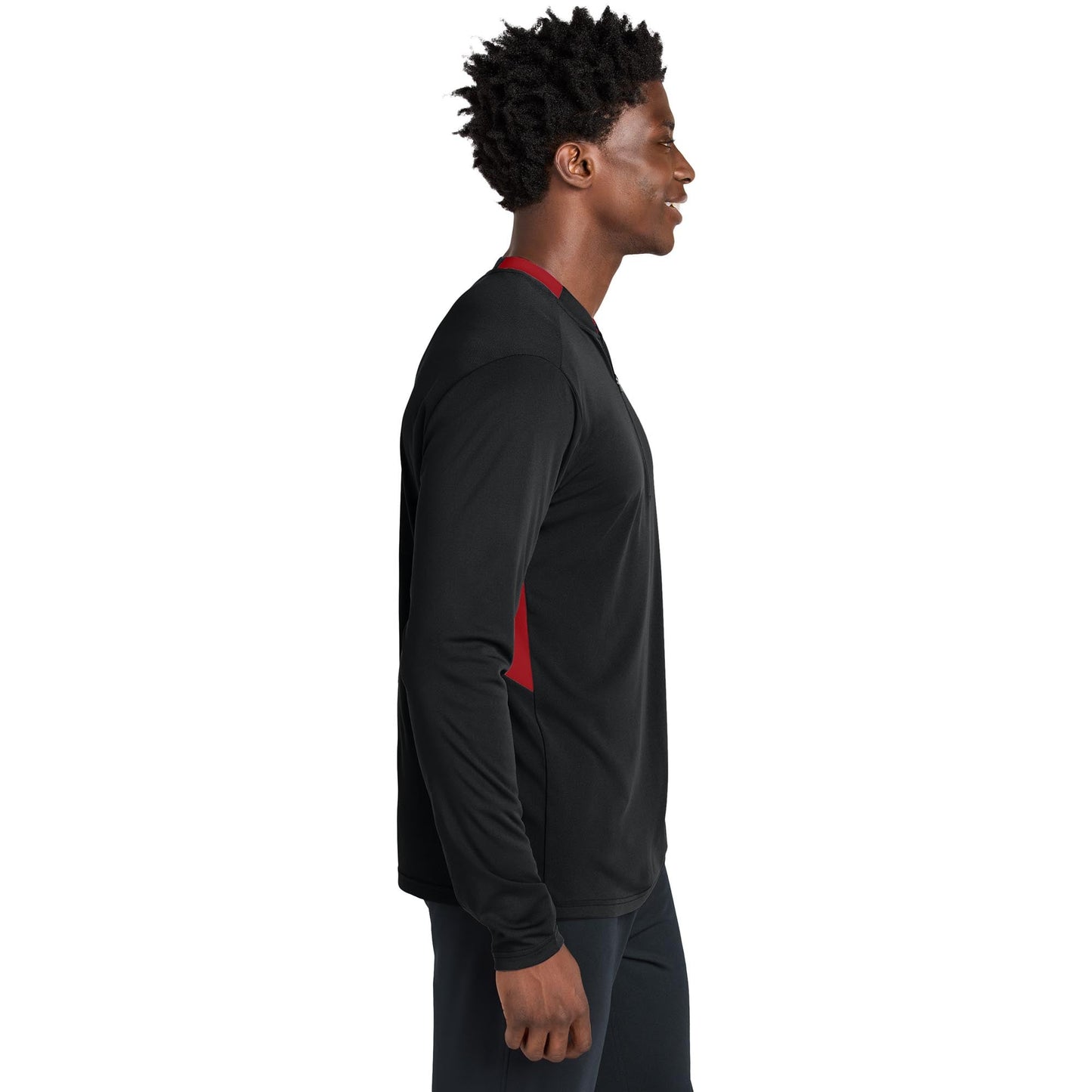 Black/Deep Red Pullover - Sport-Tek - Stylish Activewear