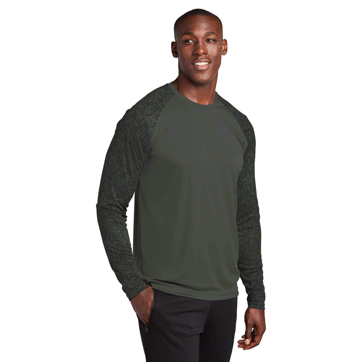 Black Digi Camo Tee - Sport-Tek - Unique Style