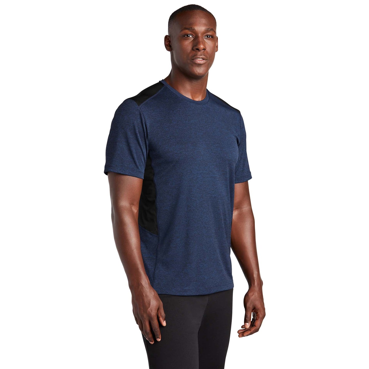 Black Heather T-Shirt - Sport-Tek - Soft Fabric