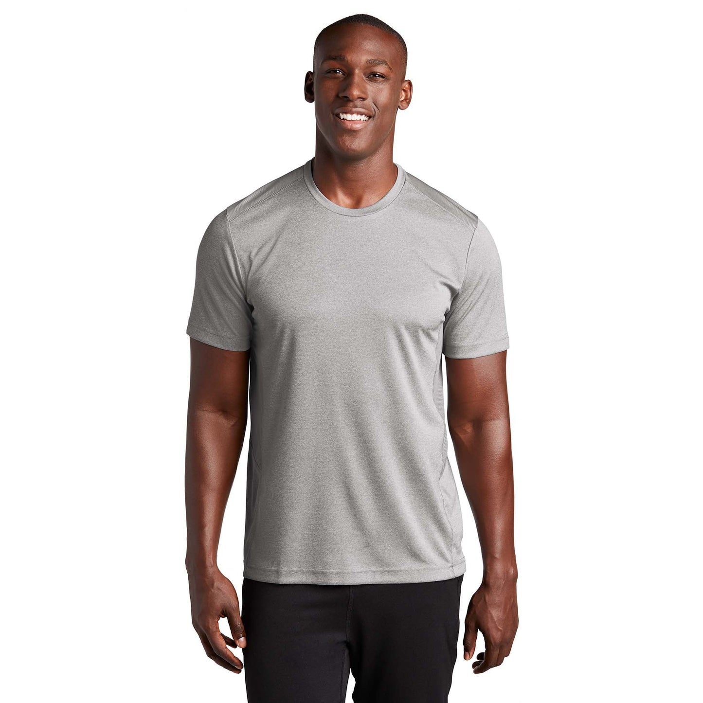 Black Heather T-Shirt - Sport-Tek - Soft Fabric