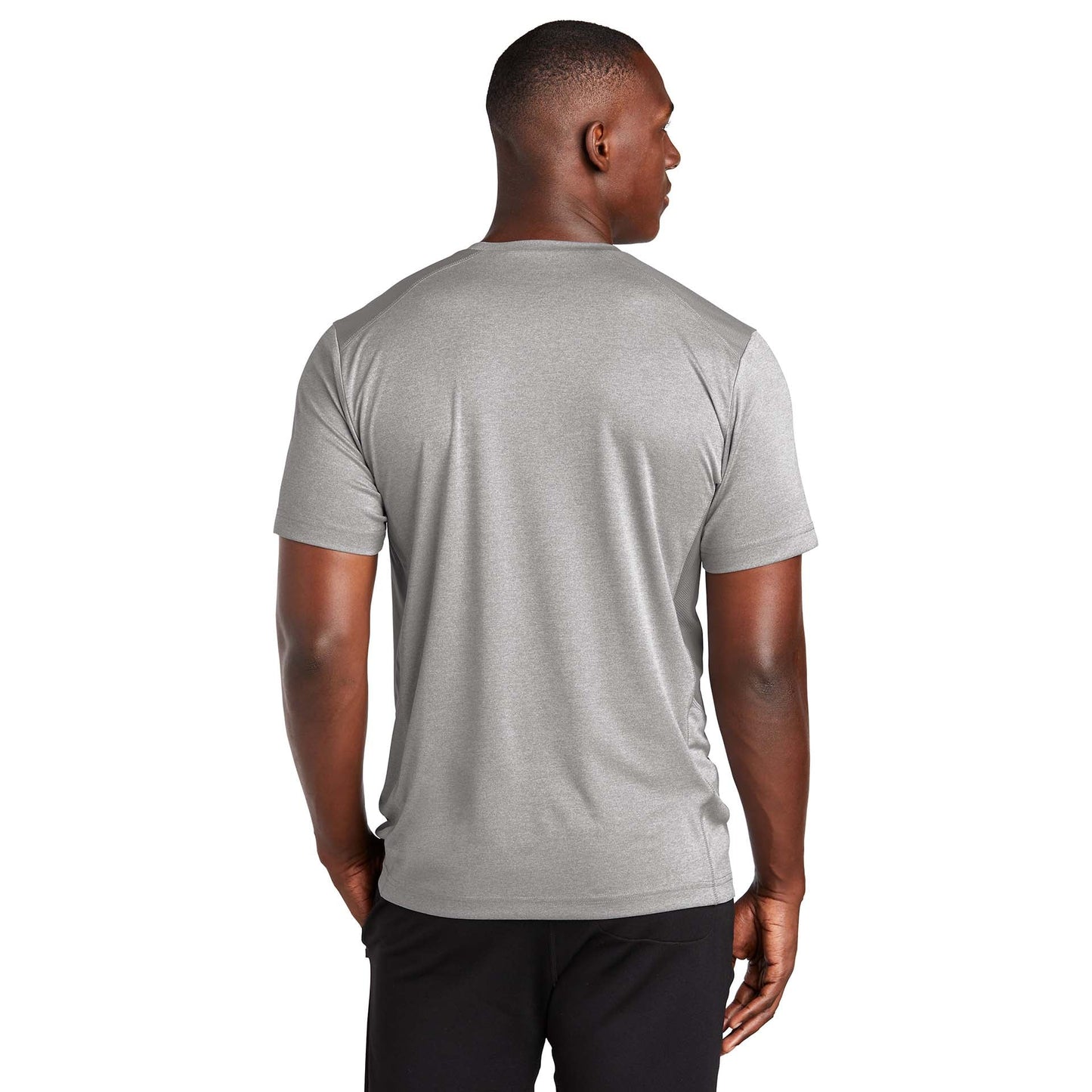 Black Heather T-Shirt - Sport-Tek - Soft Fabric