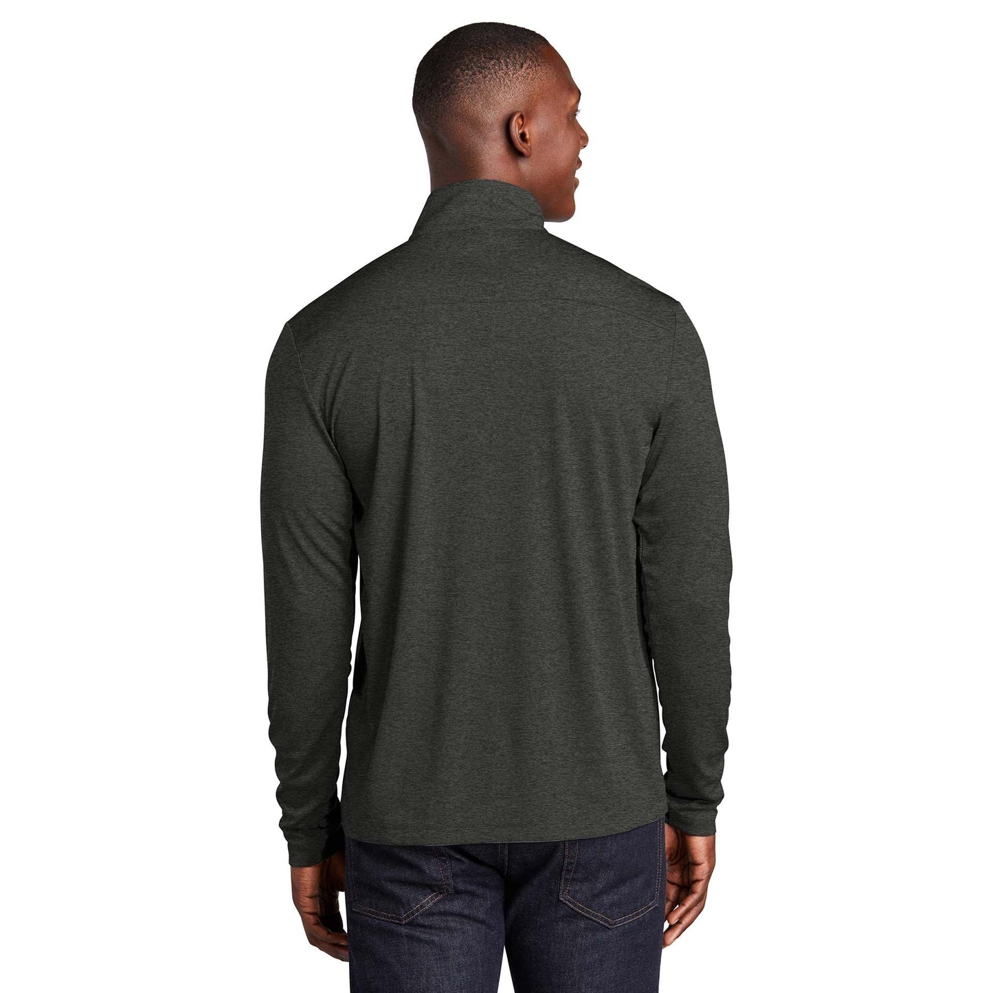 Black Heather Jacket - Sport-Tek - Moisture-Wicking