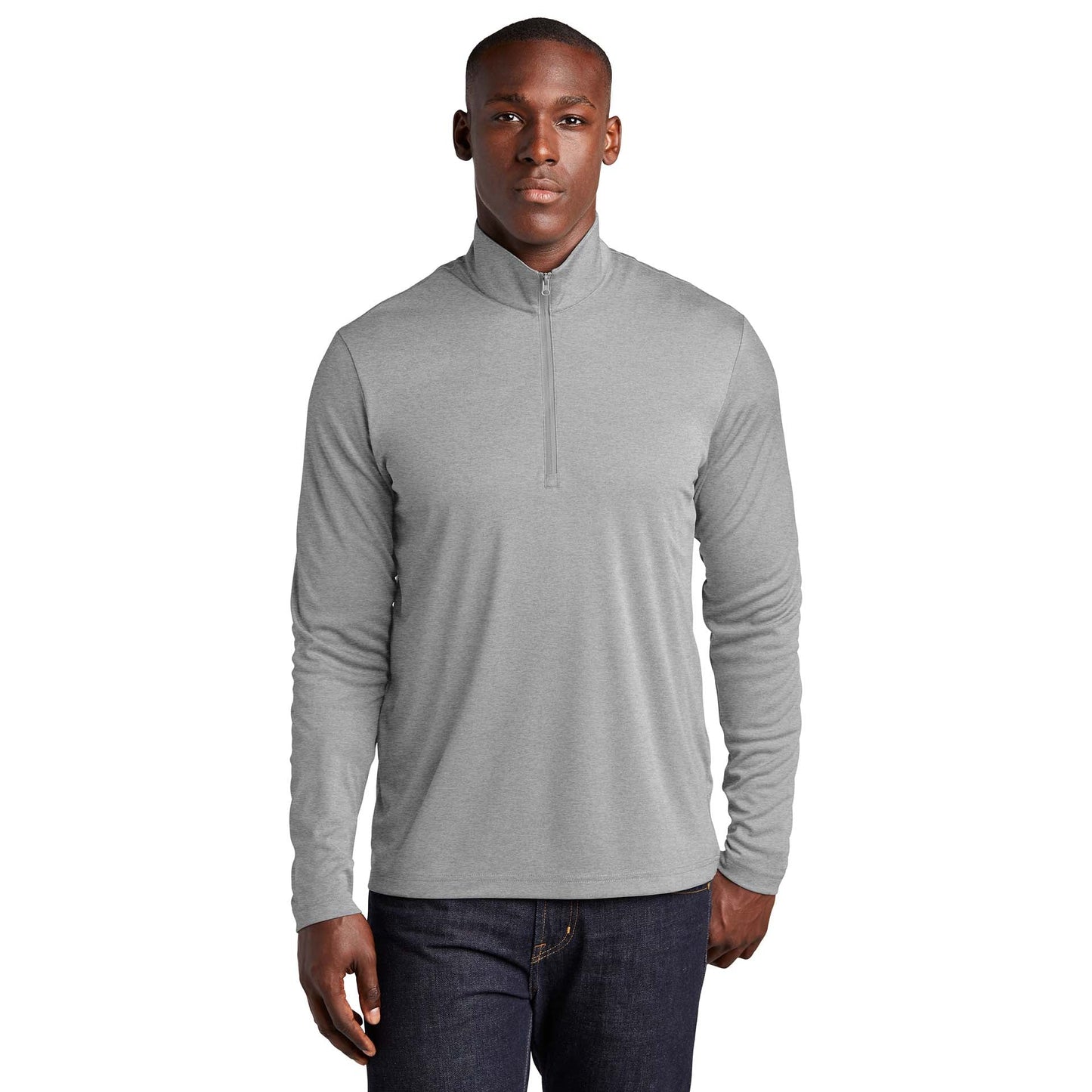 Black Heather Jacket - Sport-Tek - Moisture-Wicking