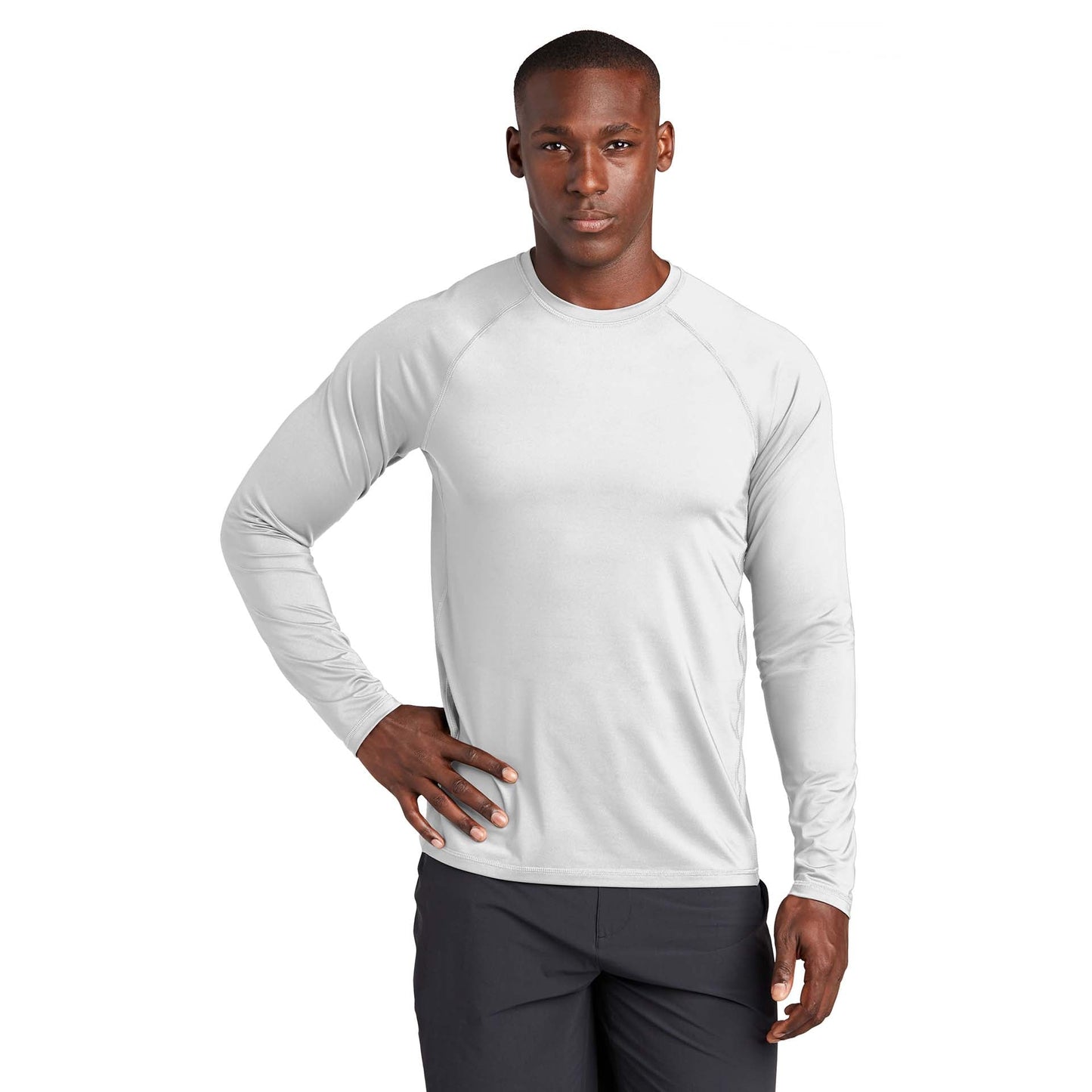 Black Rashguard Tee - Sport-Tek - UV Protection