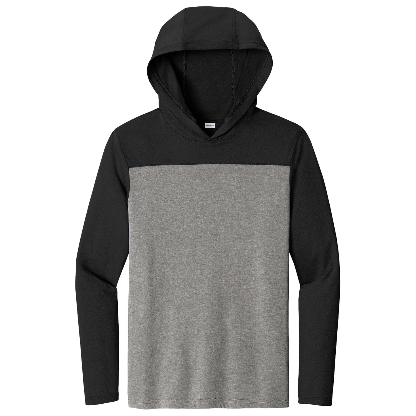 Black/Vintage Heather Hoodie - Sport-Tek - Trendy Style