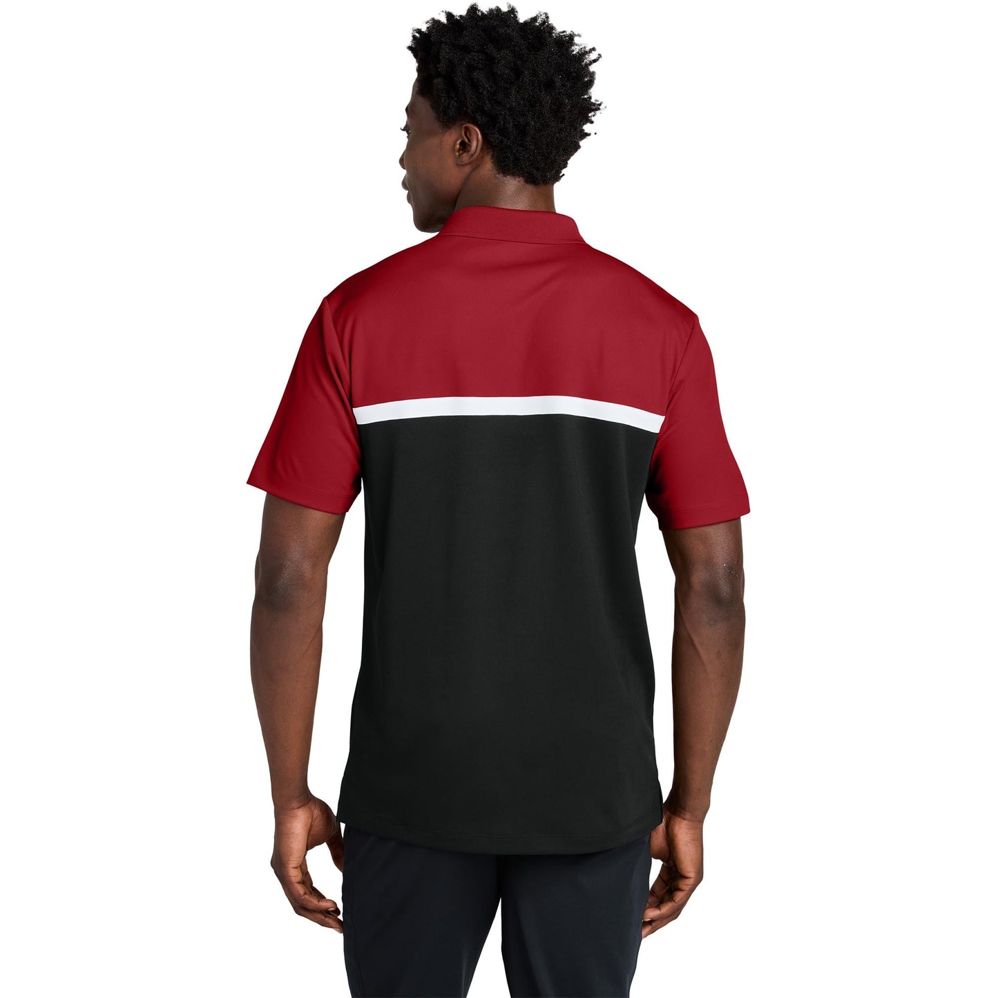 Black/Gray Concrete Heather Polo Shirt - Sport-Tek - Stylish