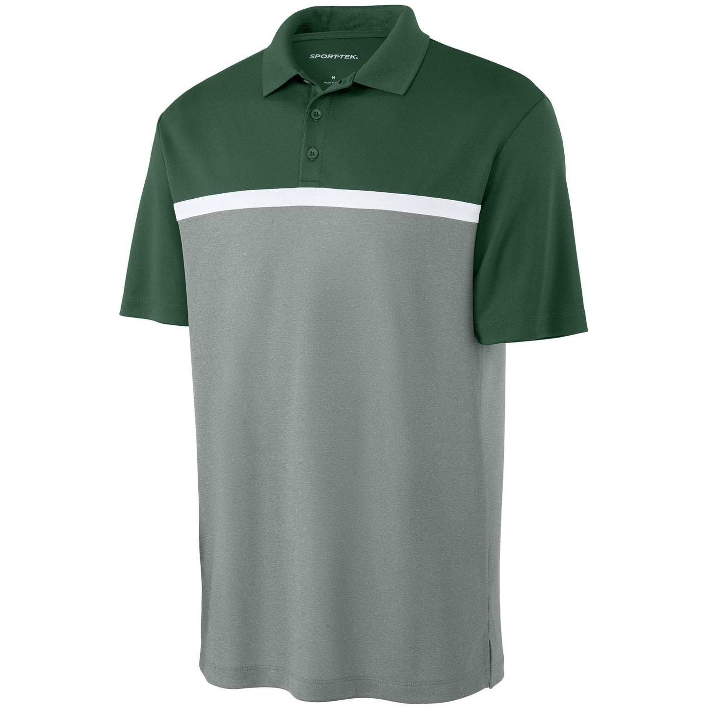 Black/Gray Concrete Heather Polo Shirt - Sport-Tek - Stylish