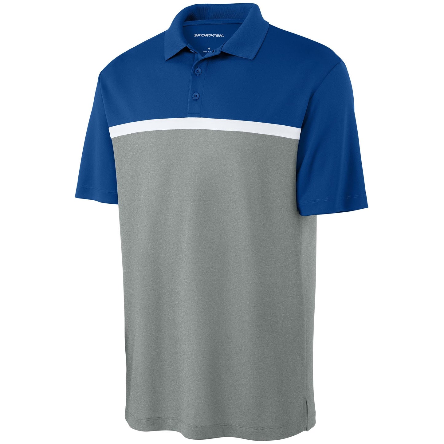 Black/Gray Concrete Heather Polo Shirt - Sport-Tek - Stylish