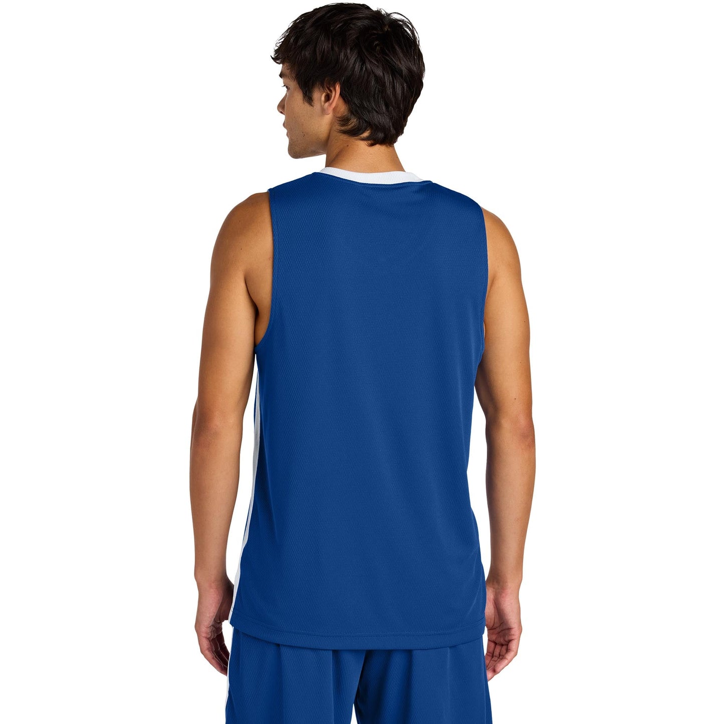 Black/White Jerseys - Sport-Tek - Moisture-Wicking Fit