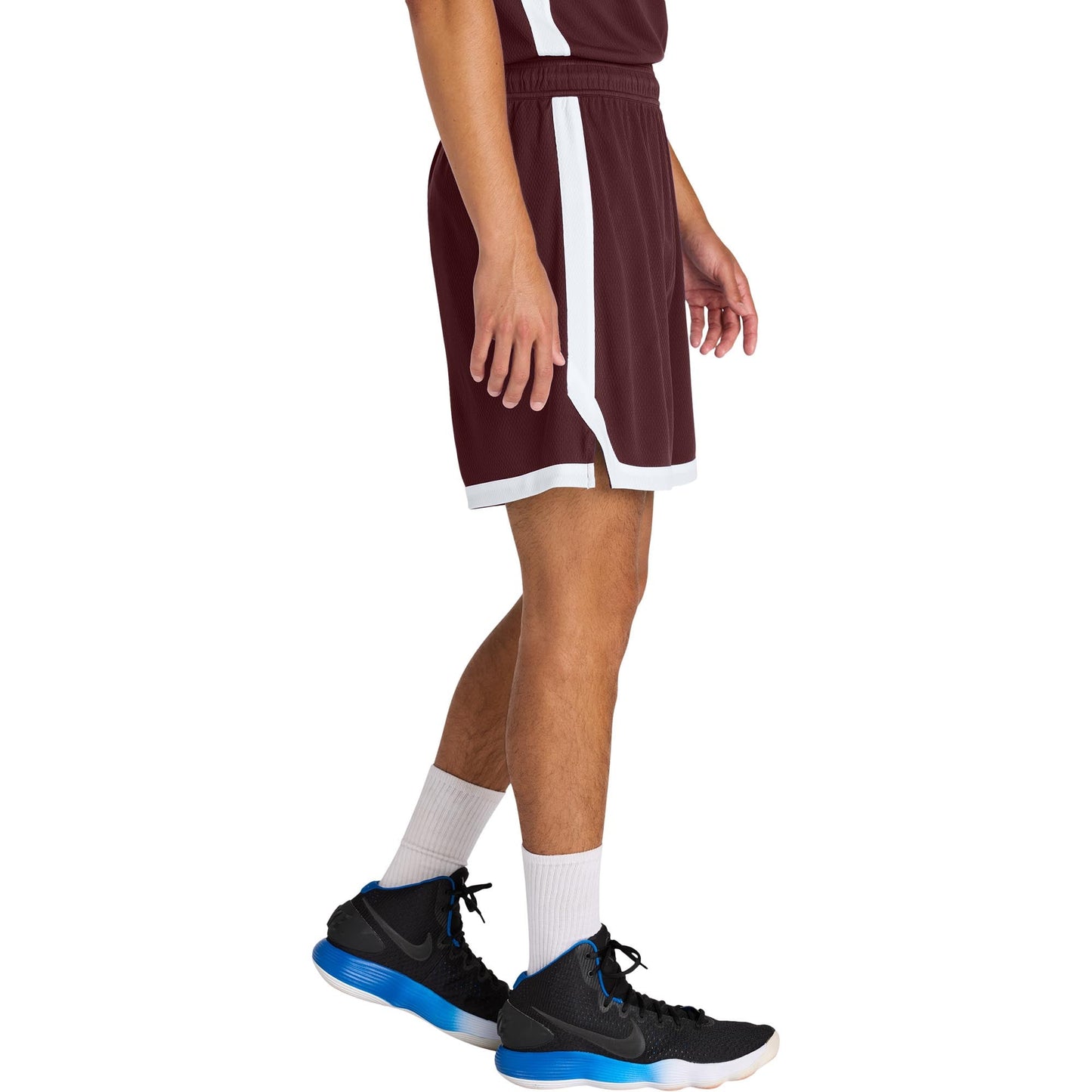 Black/White Shorts - Sport-Tek - Moisture-Wicking