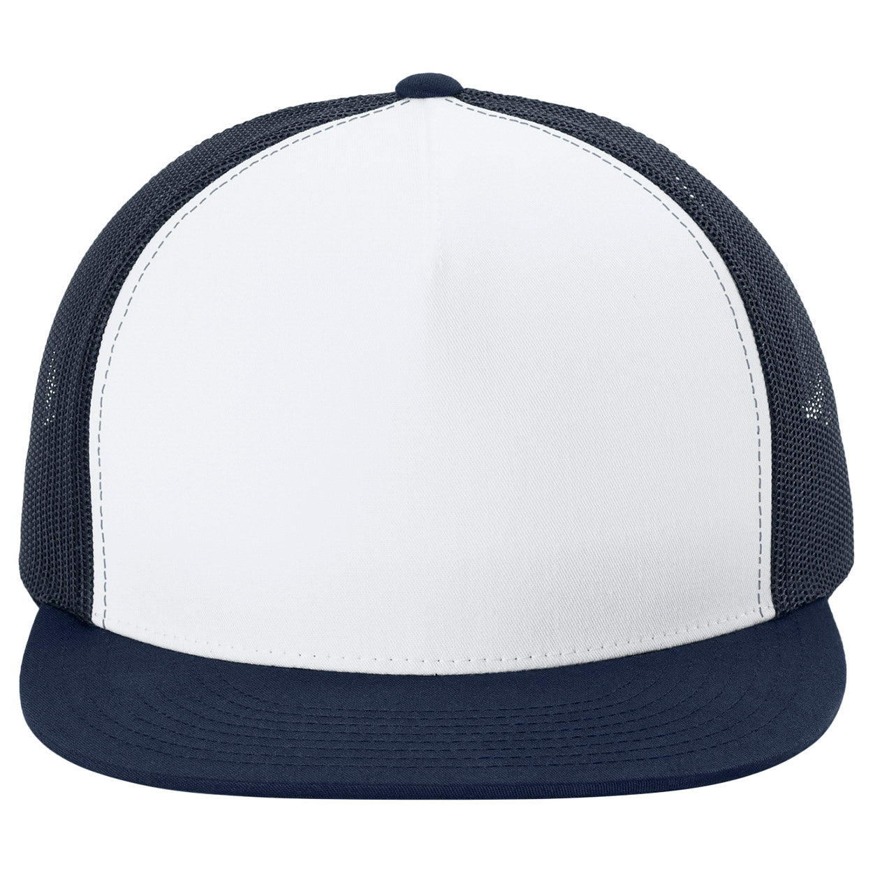 Black Trucker Cap - Sport-Tek - Adjustable Fit Design