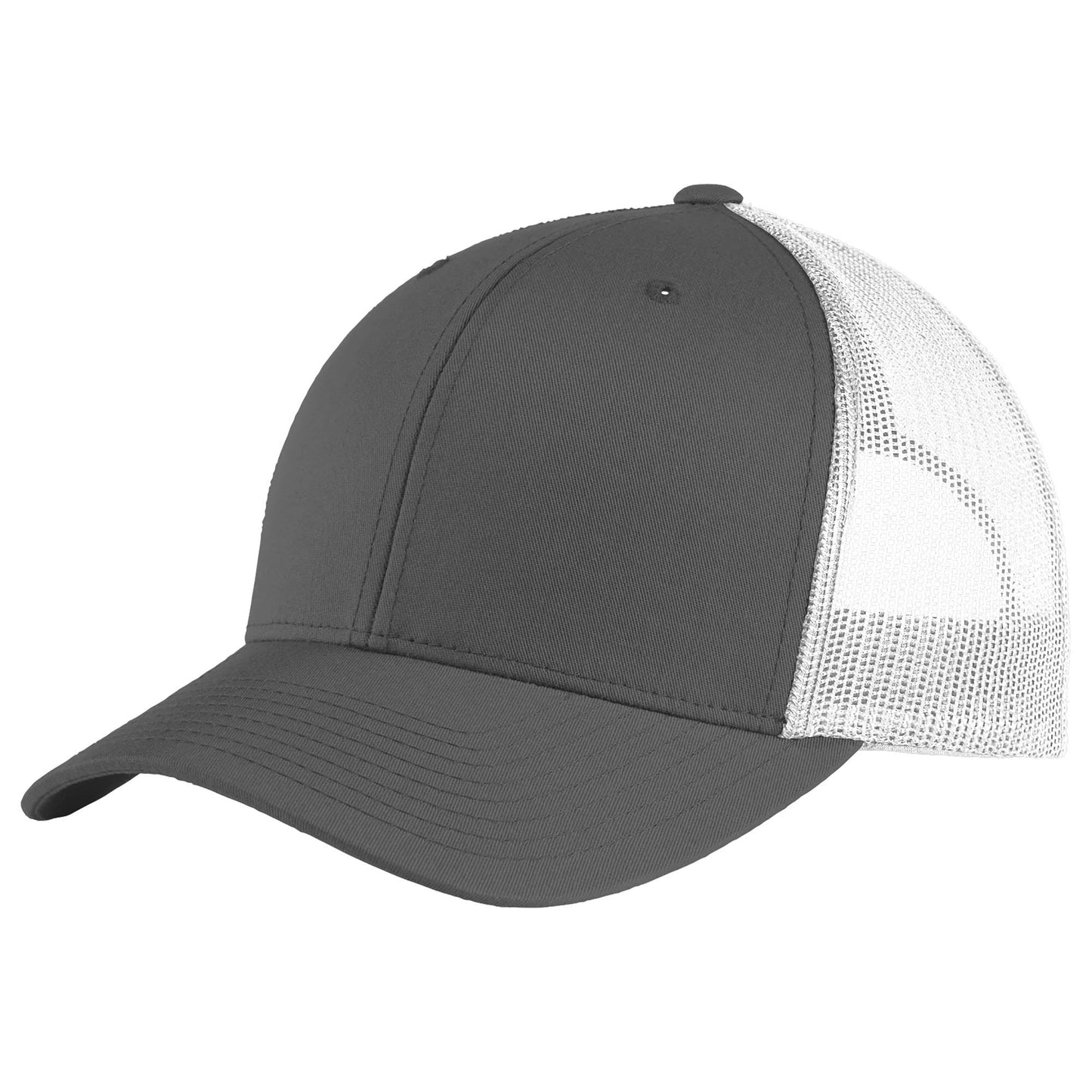 Black Ball Cap - Sport-Tek - High Fit Snap Closure - Stylish Choice