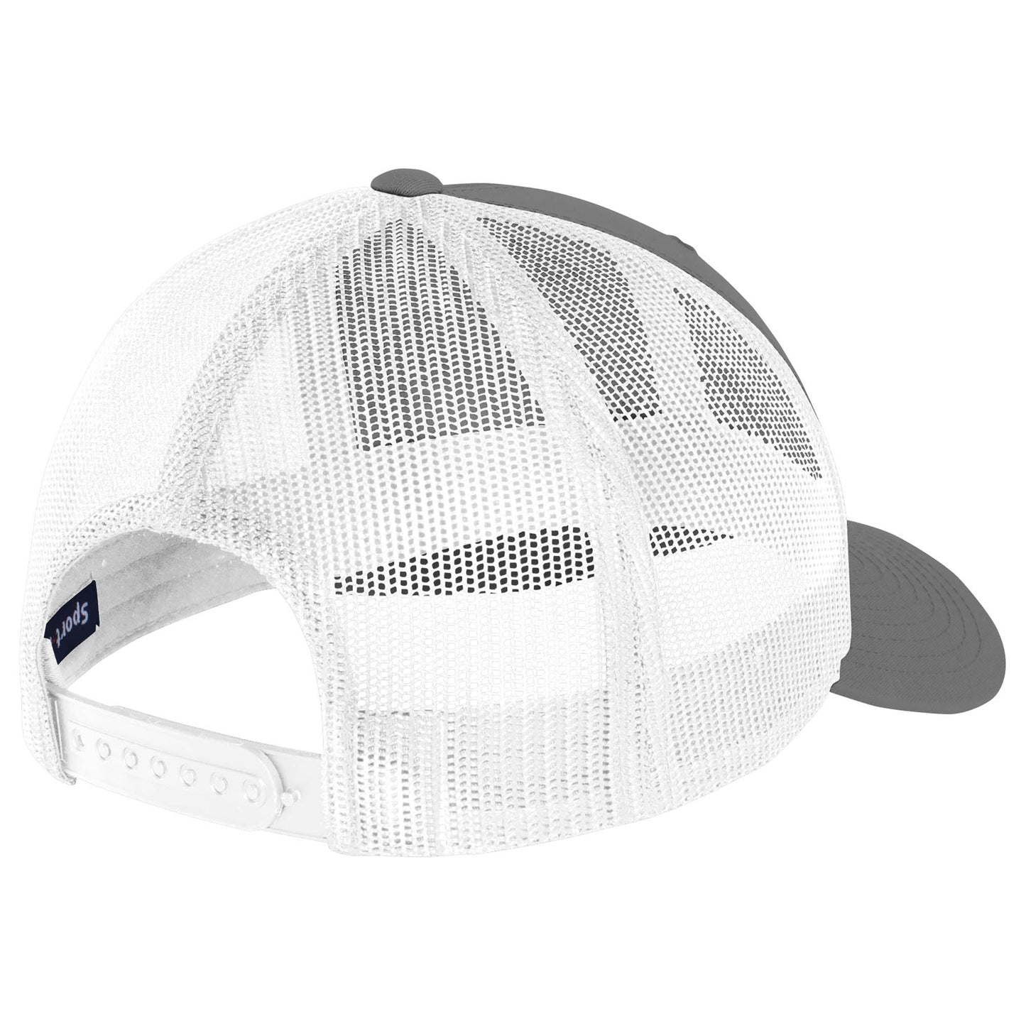 Black Ball Cap - Sport-Tek - High Fit Snap Closure - Stylish Choice