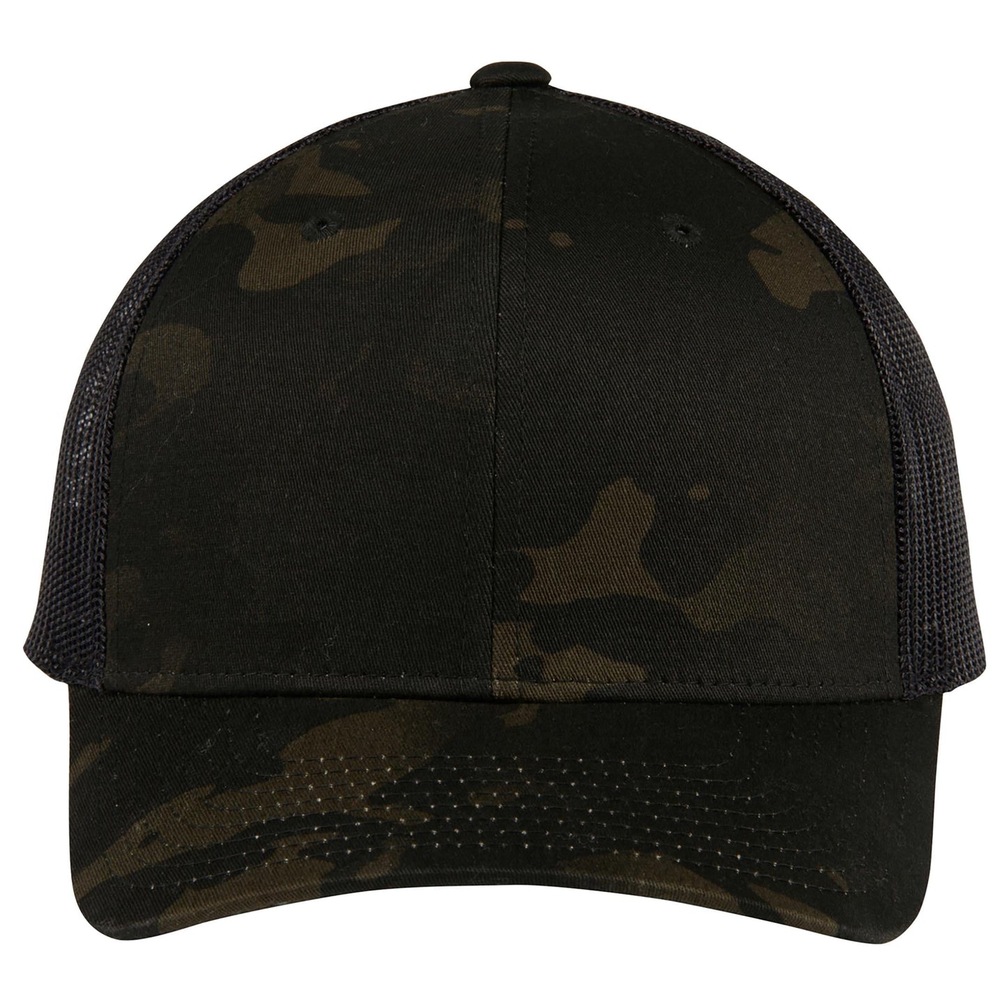 Black Ball Cap - Sport-Tek - High Fit Snap Closure - Stylish Choice