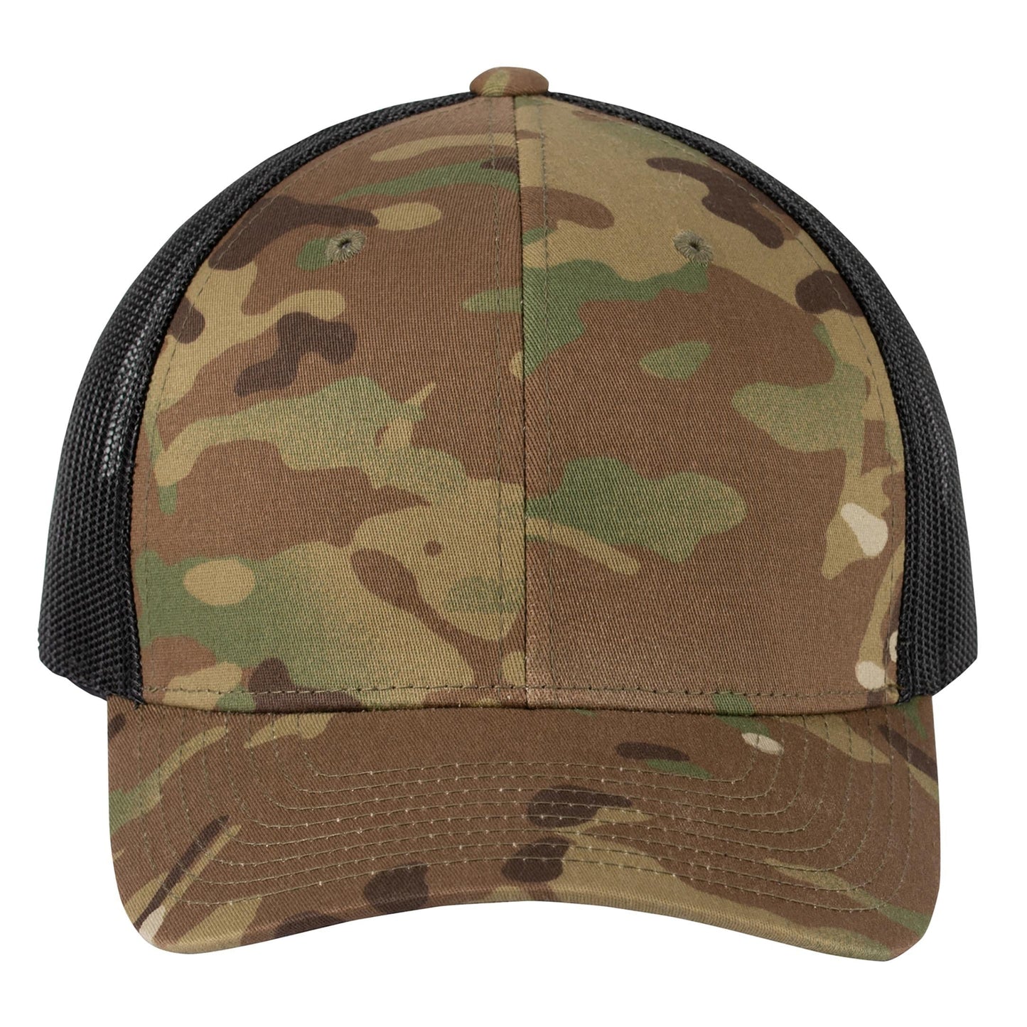 Black Ball Cap - Sport-Tek - High Fit Snap Closure - Stylish Choice