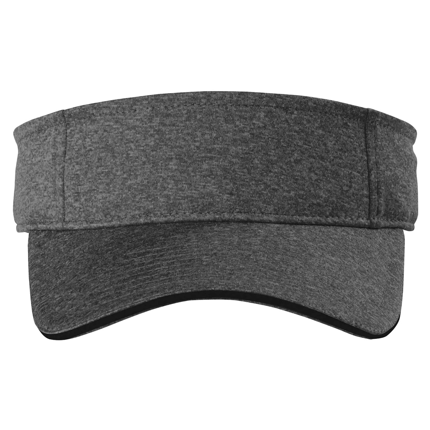 Graphite Heather Visor - Sport-Tek - Moisture Wicking