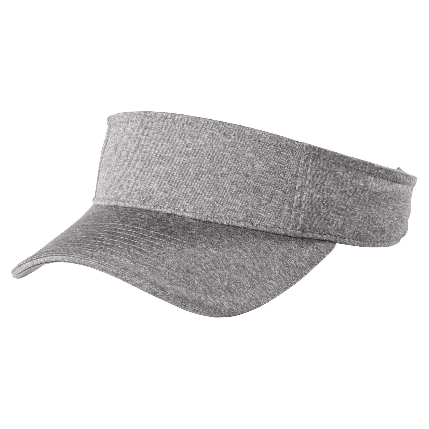 Graphite Heather Visor - Sport-Tek - Moisture Wicking