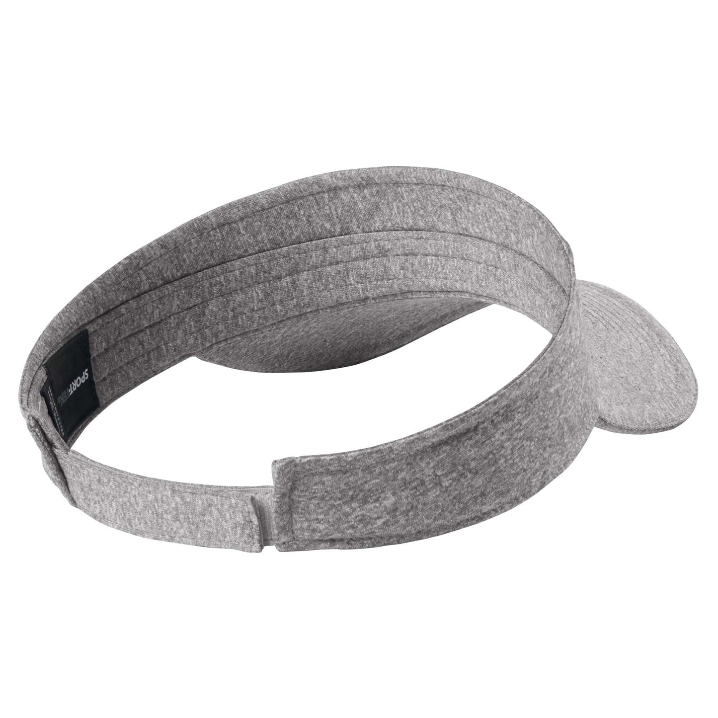 Graphite Heather Visor - Sport-Tek - Moisture Wicking