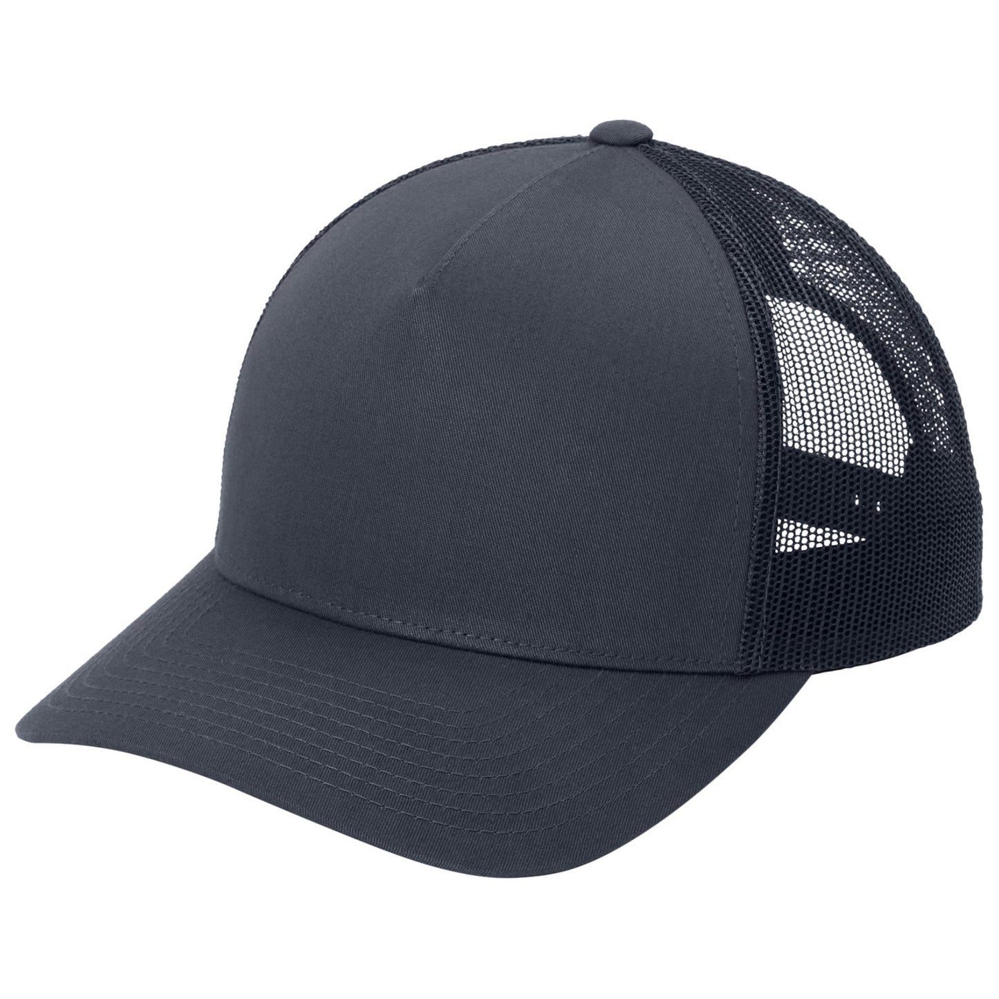 Iron Grey Ball Caps - Sport-Tek - Retro Trucker Design