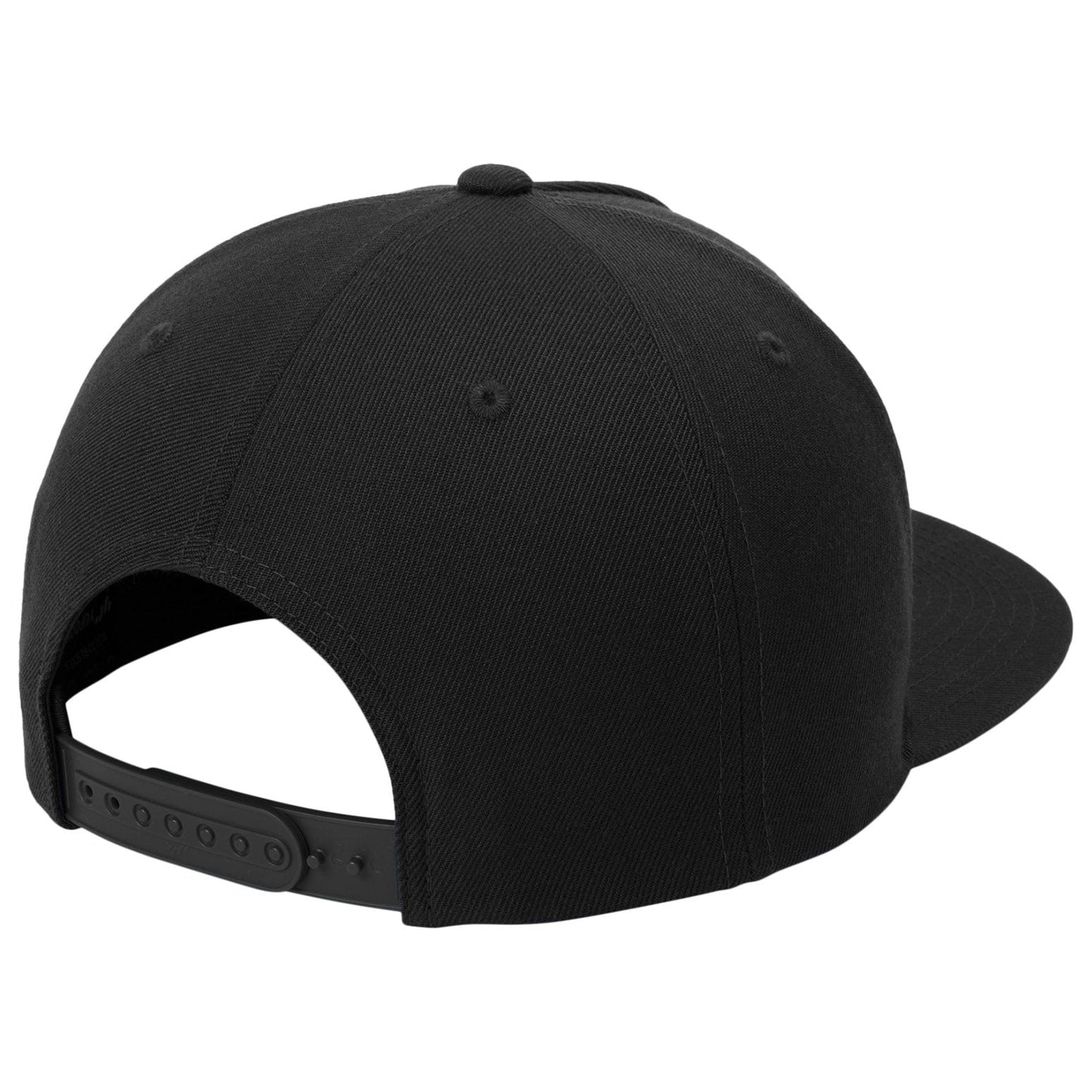 Black Flat Brim Hat - Sport-Tek - Stylish Design