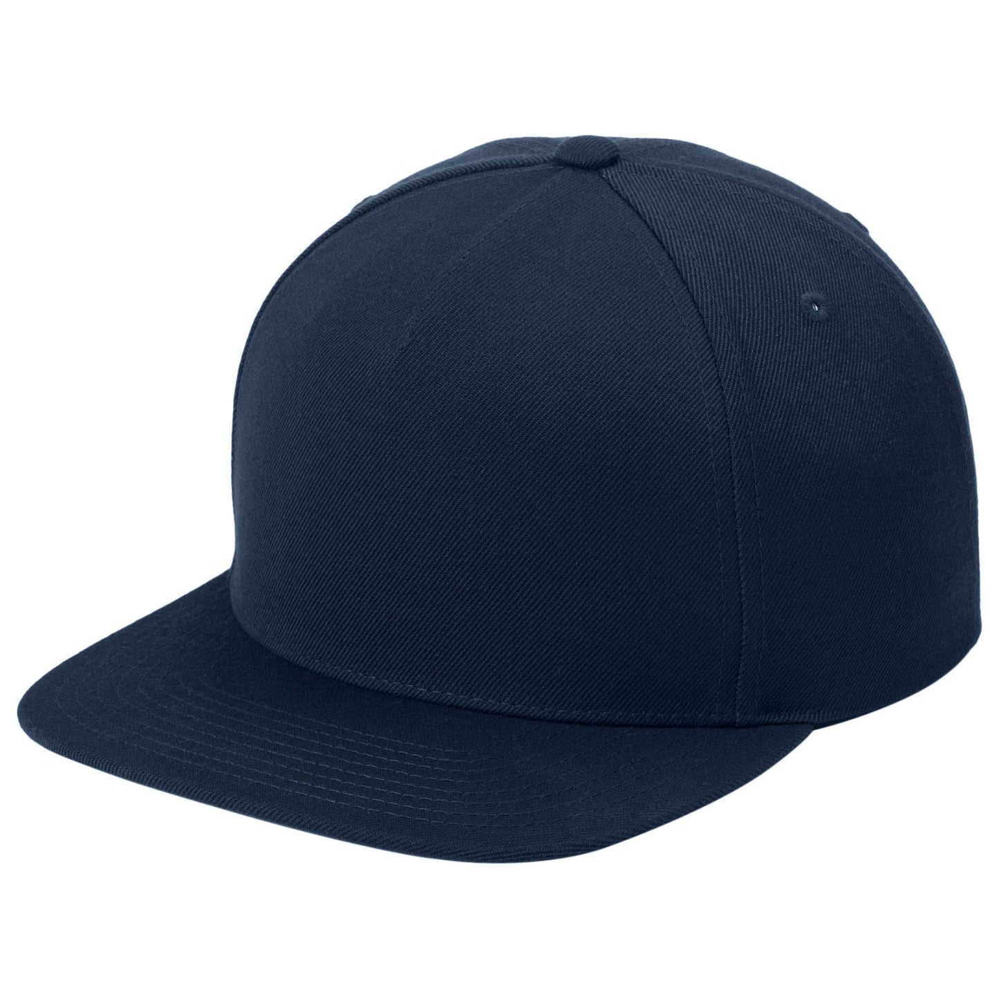 Black Flat Brim Hat - Sport-Tek - Stylish Design
