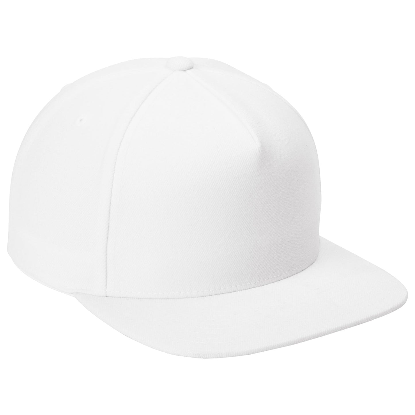 Black Flat Brim Hat - Sport-Tek - Stylish Design