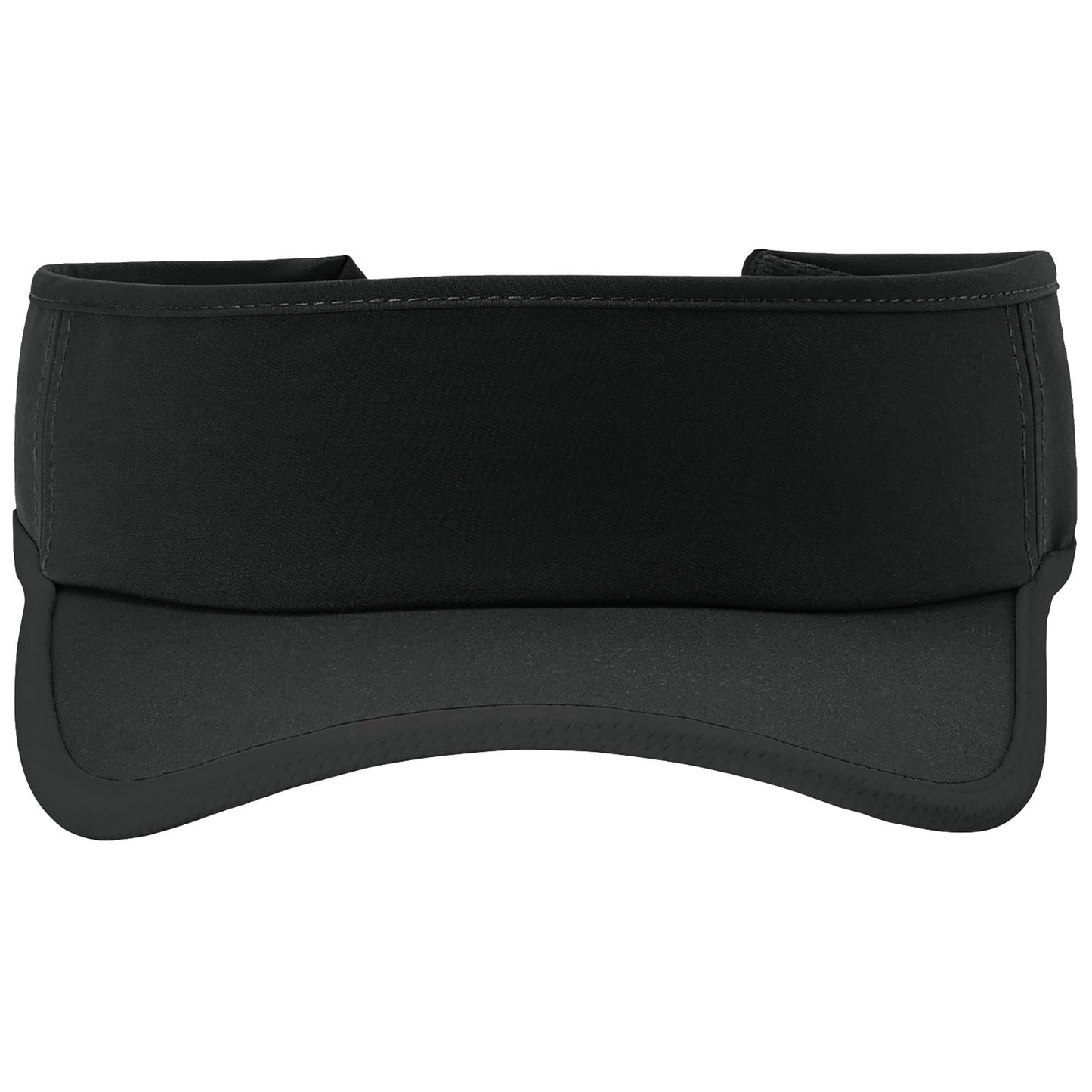 Black/Black Visors - Sport-Tek - Stylish Mesh Trim