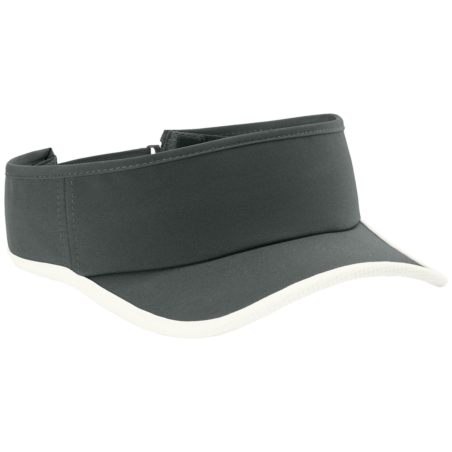 Black/Black Visors - Sport-Tek - Stylish Mesh Trim