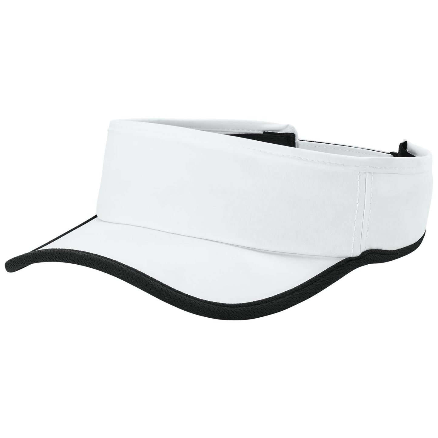 Black/Black Visors - Sport-Tek - Stylish Mesh Trim