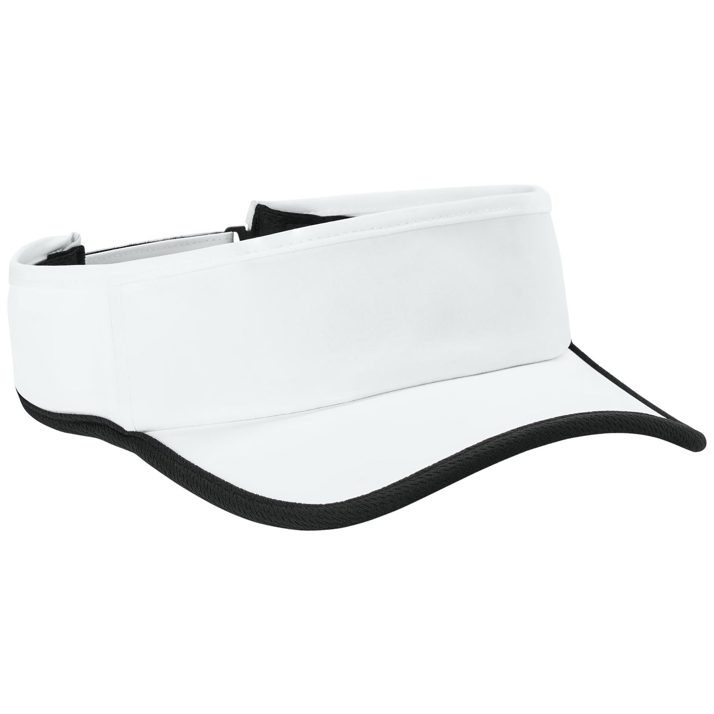 Black/Black Visors - Sport-Tek - Stylish Mesh Trim