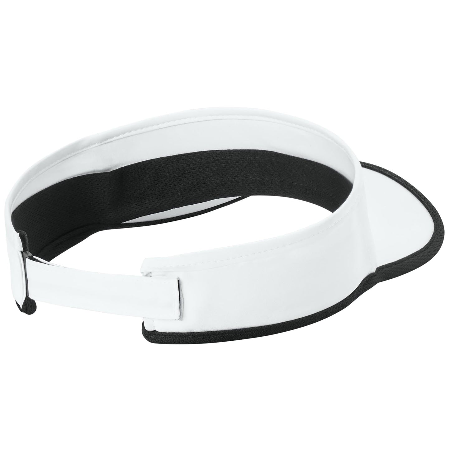 Black/Black Visors - Sport-Tek - Stylish Mesh Trim