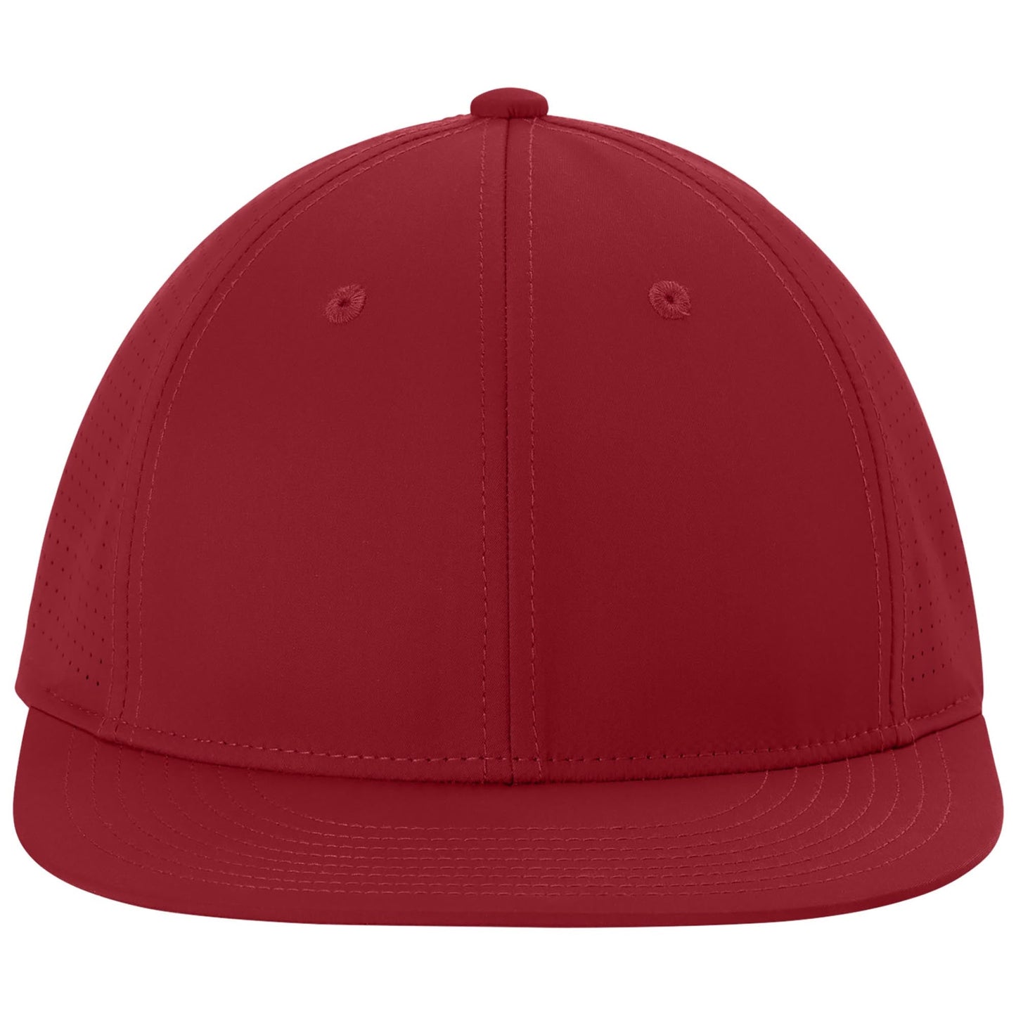 Black/Deep Red/Black Ball Caps - Sport-Tek - Stretch Fit