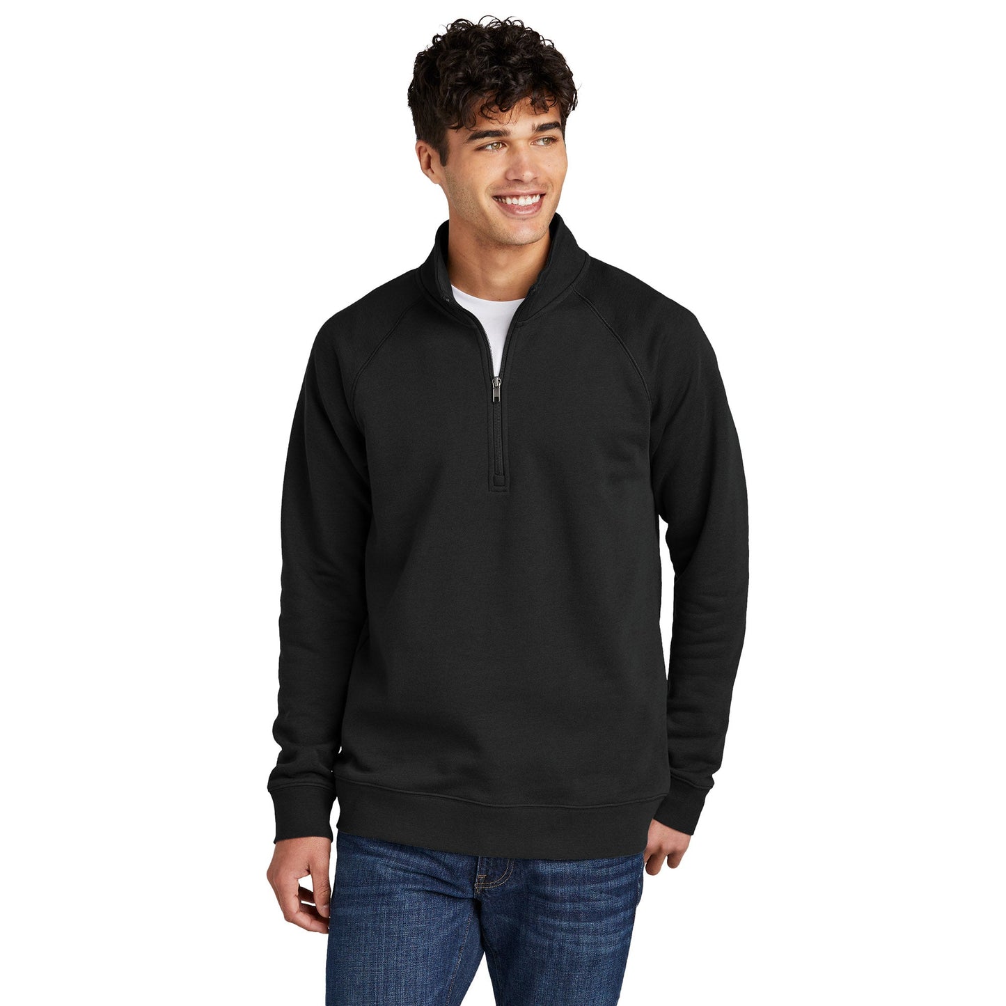 Black Fleece Pullover - Sport-Tek - Cozy Fabric Blend