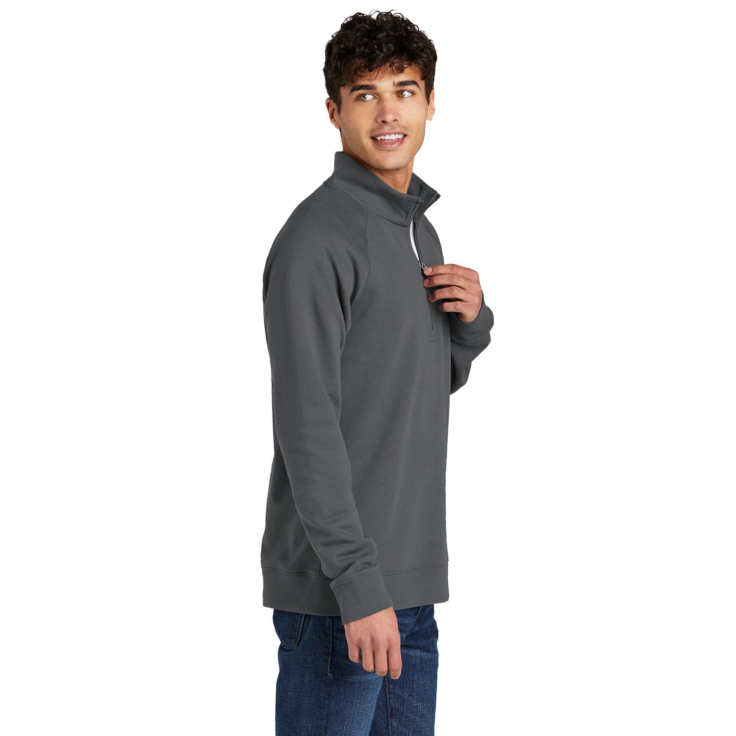 Black Fleece Pullover - Sport-Tek - Cozy Fabric Blend