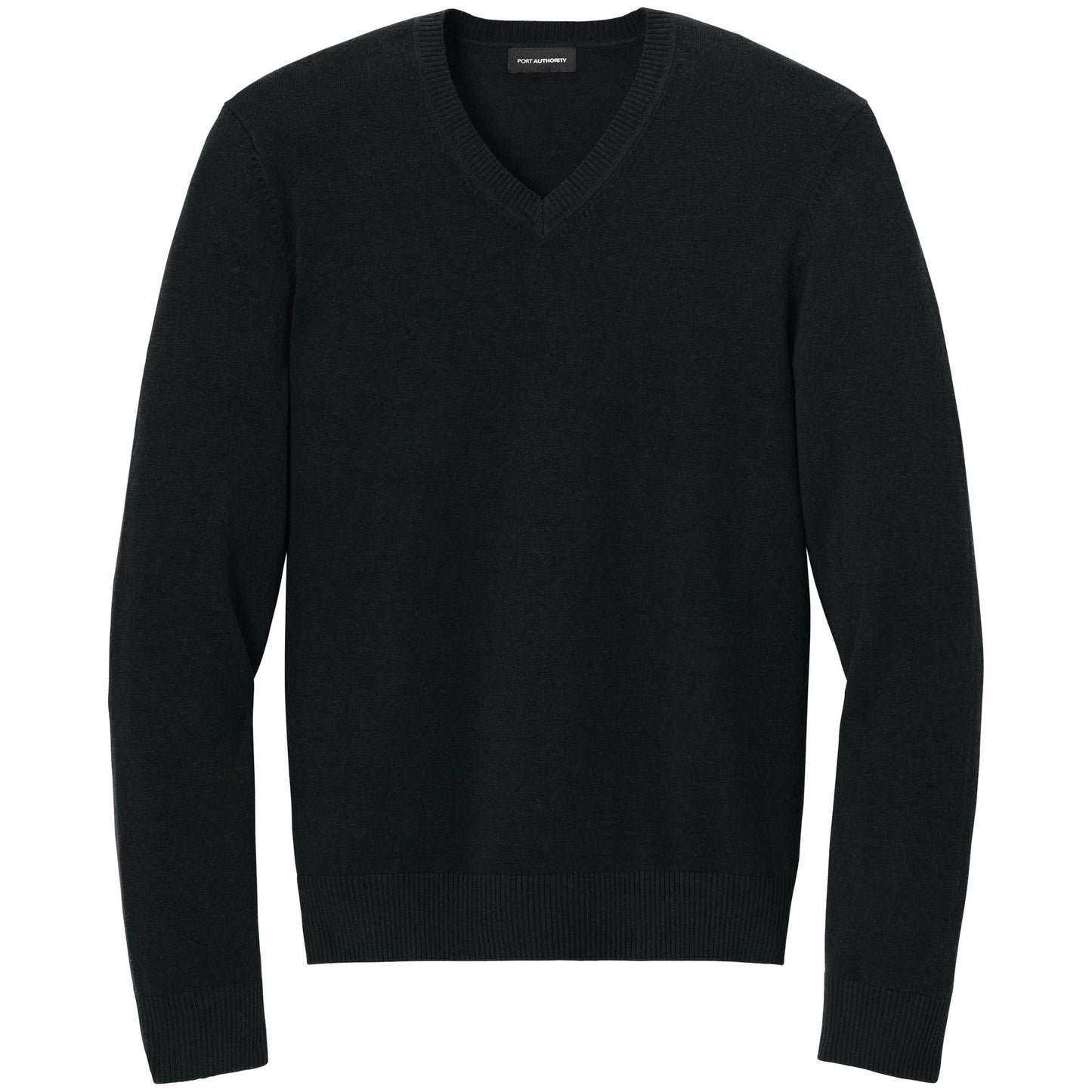 Charcoal Heather Sweaters - Port Authority - V-Neck Design