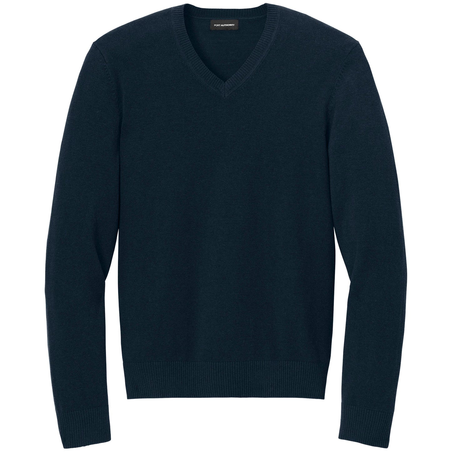 Charcoal Heather Sweaters - Port Authority - V-Neck Design