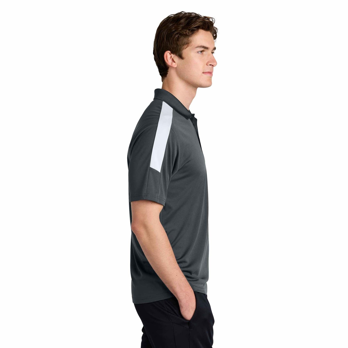 Black/Gold Polo Shirts - Sport-Tek - Stylish Moisture-Wicking