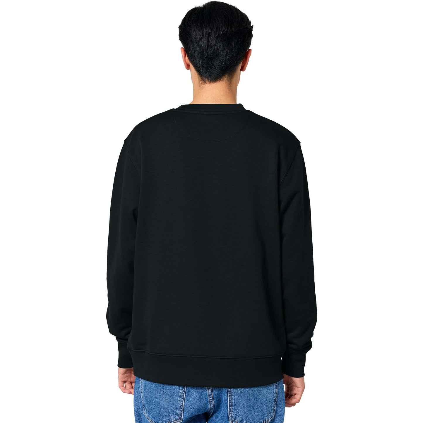 Black Sweatshirts - Stanley/Stella - Cozy Crewneck