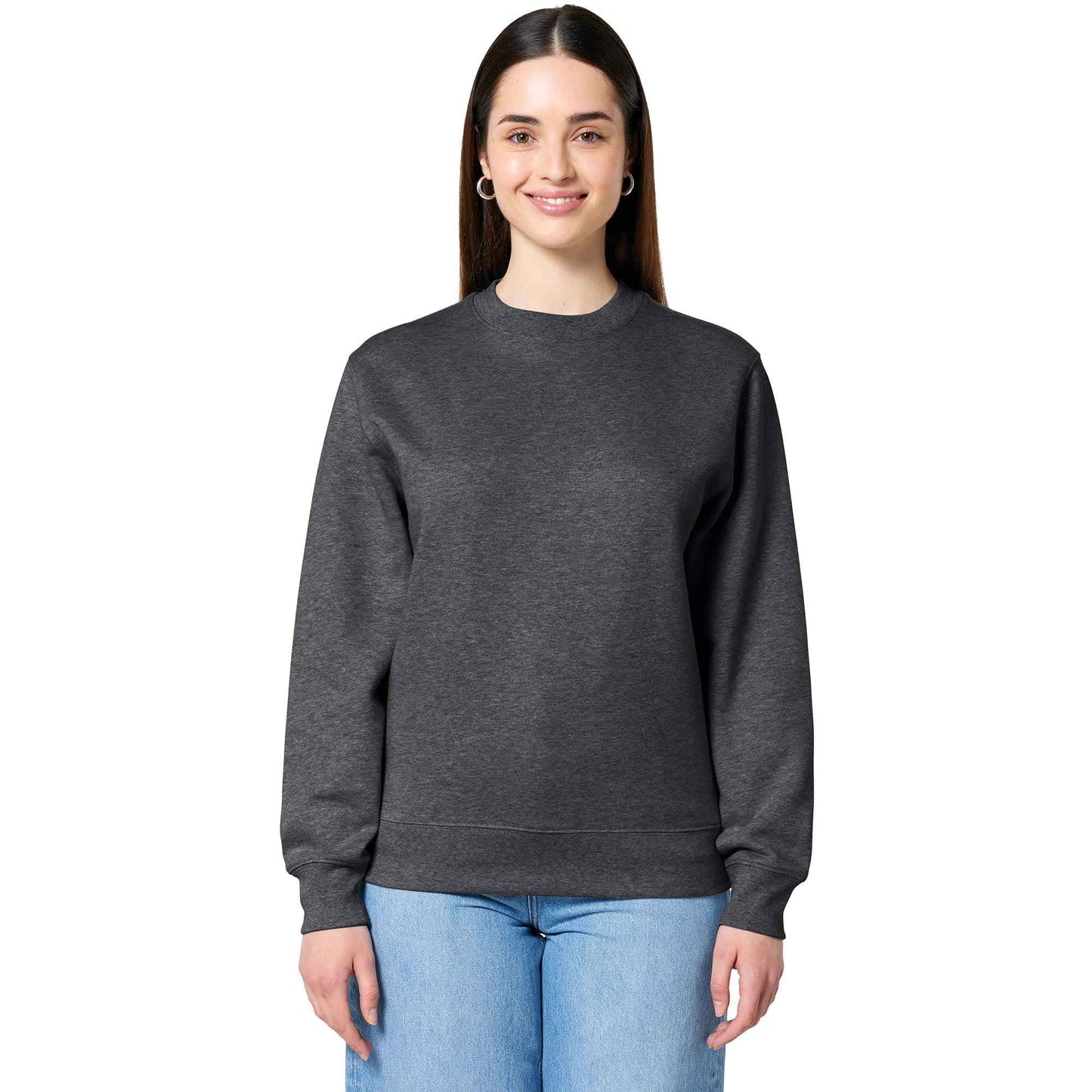 Black Sweatshirts - Stanley/Stella - Cozy Crewneck