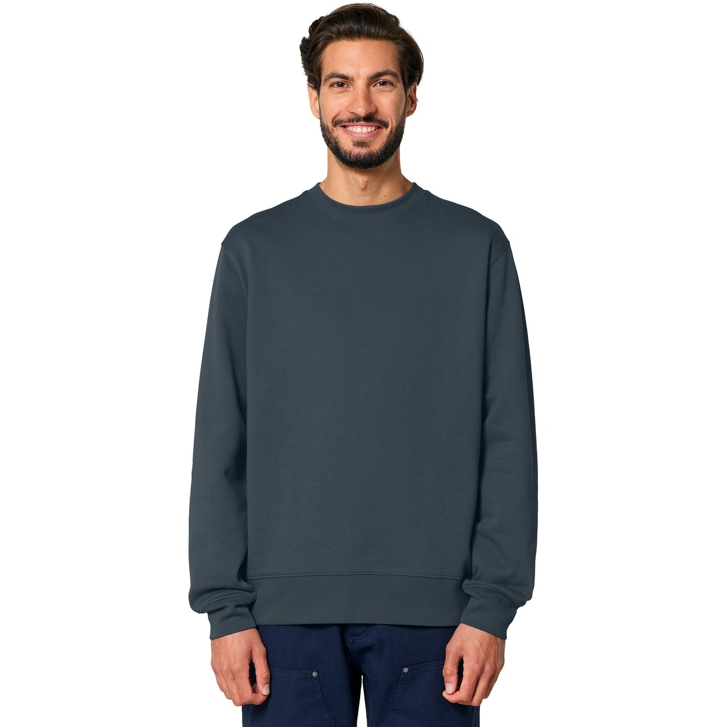 Black Sweatshirts - Stanley/Stella - Cozy Crewneck